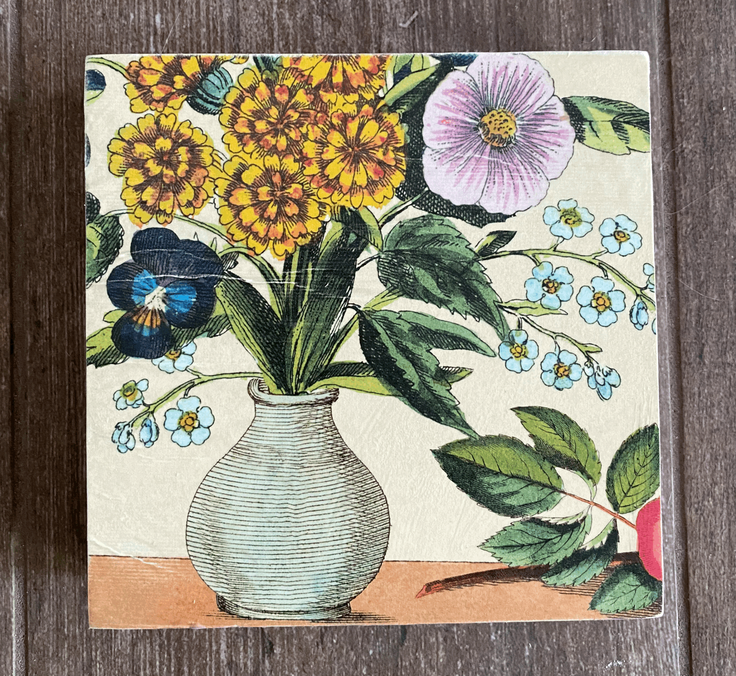Flower Market Vase 6"x6"