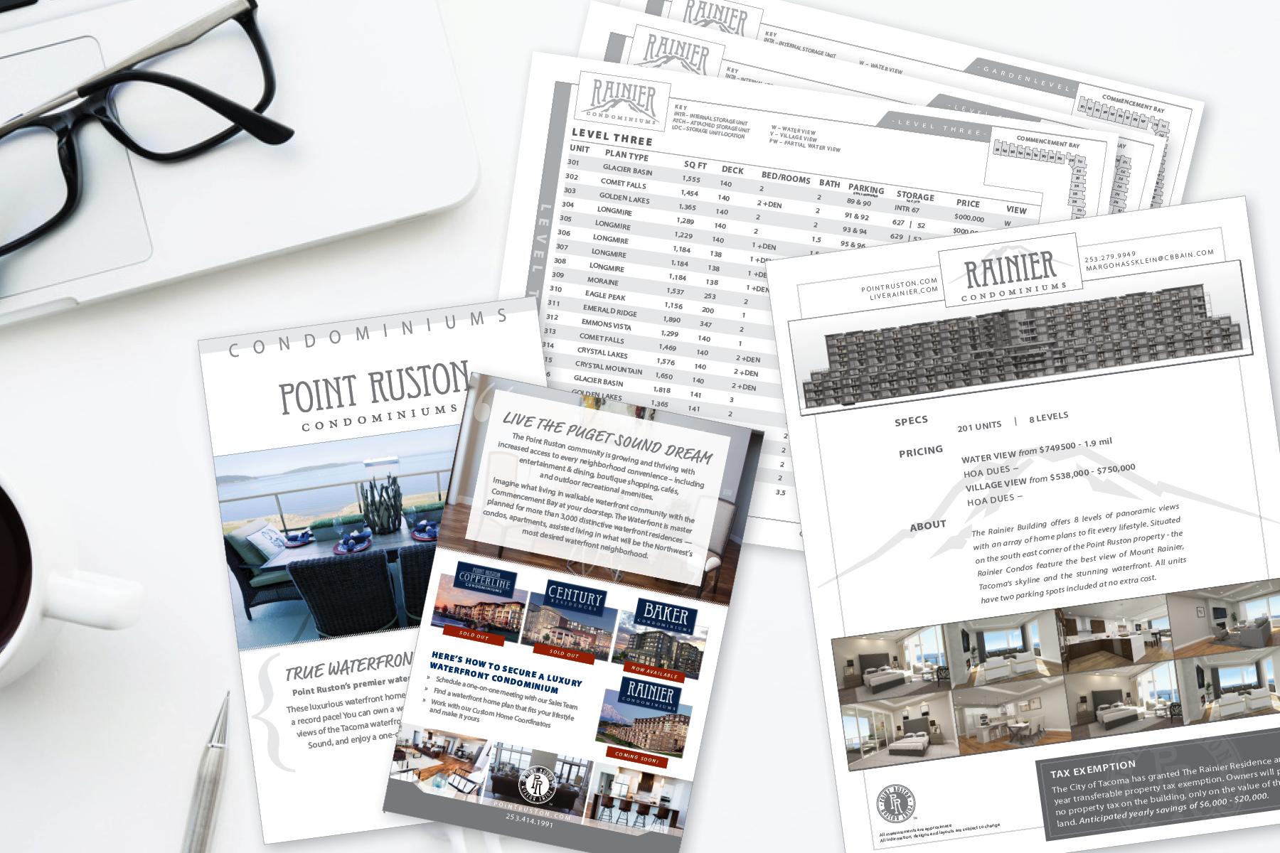 Rainier Condominiums  |  Tacoma, WA