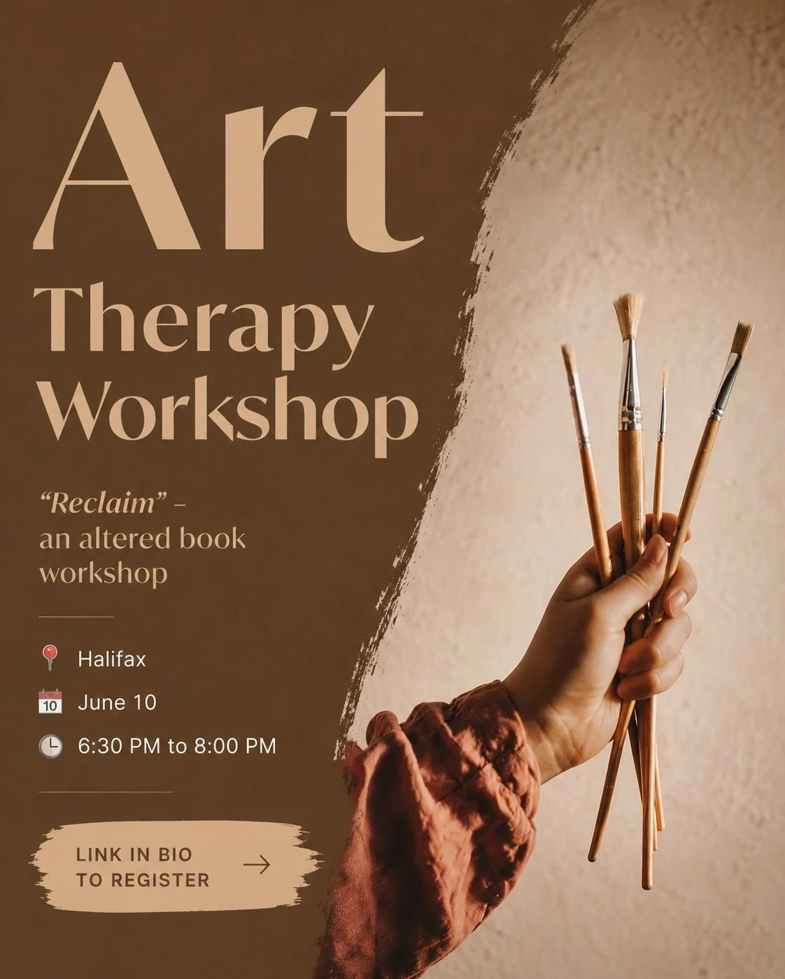 What stories are you carrying that may be ready to shift?

Join us for R E C L A I M, an altered book art therapy workshop facilitated by Risework Therapist Sarah Keating, founder of @thetidesarttherapy.

Through collage, mixed media, and guided crea