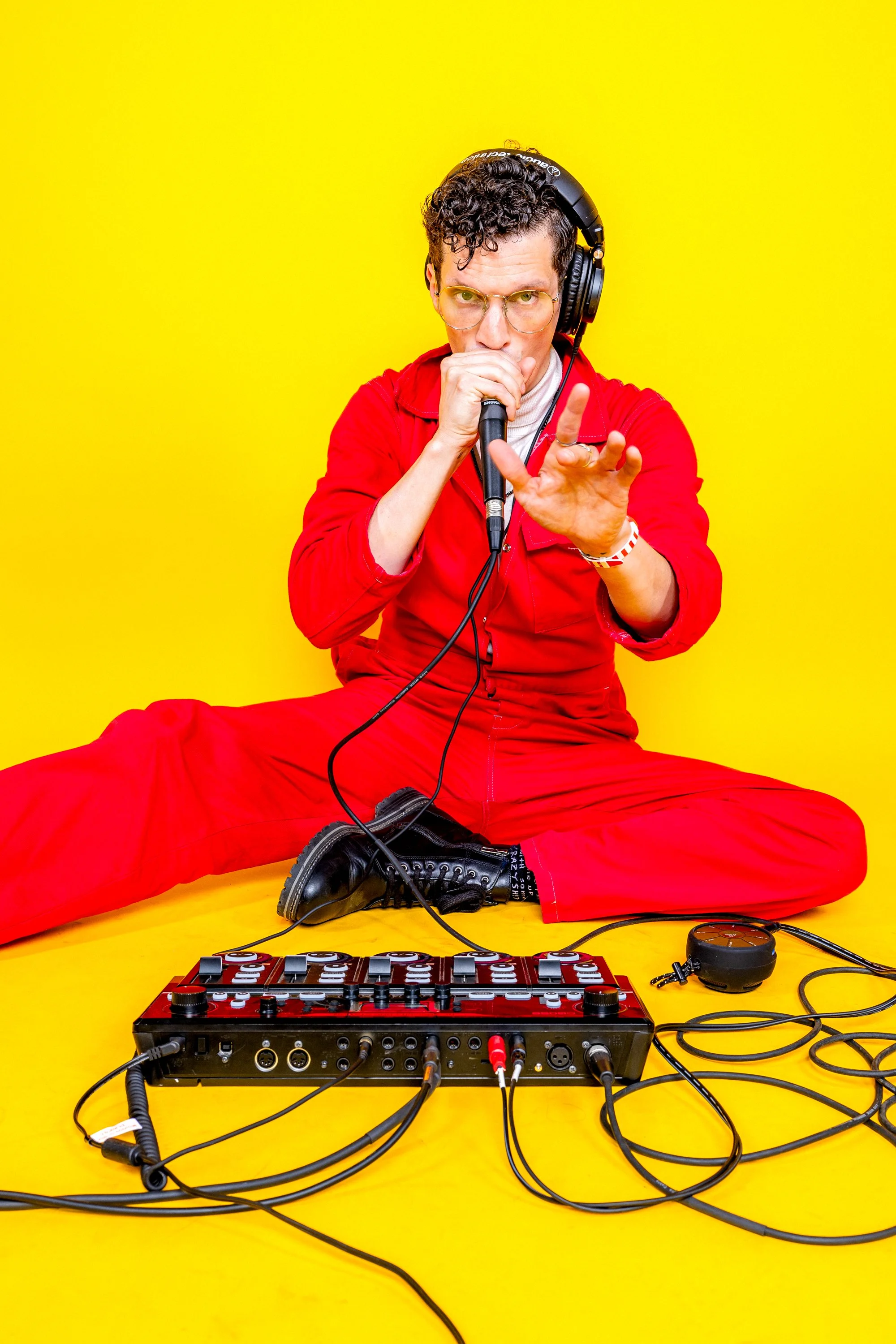 Description: Skippy The Drum Machine Promo Image (2026/2027) Photo Credit: Kimberly Easter