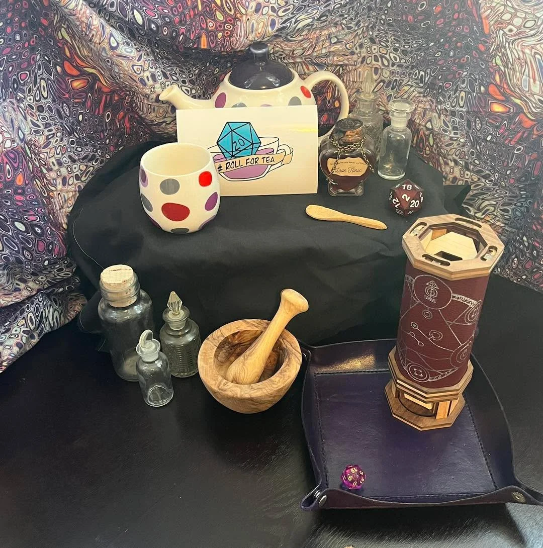 Did you know we have a YouTube channel with this series called Roll for Tea on it?? We let the dice decide our blend for the day! It’s quite fun!
https://youtube.com/shorts/oI8Wha4DzJ8?si=RDHsHou6CimF2UFV