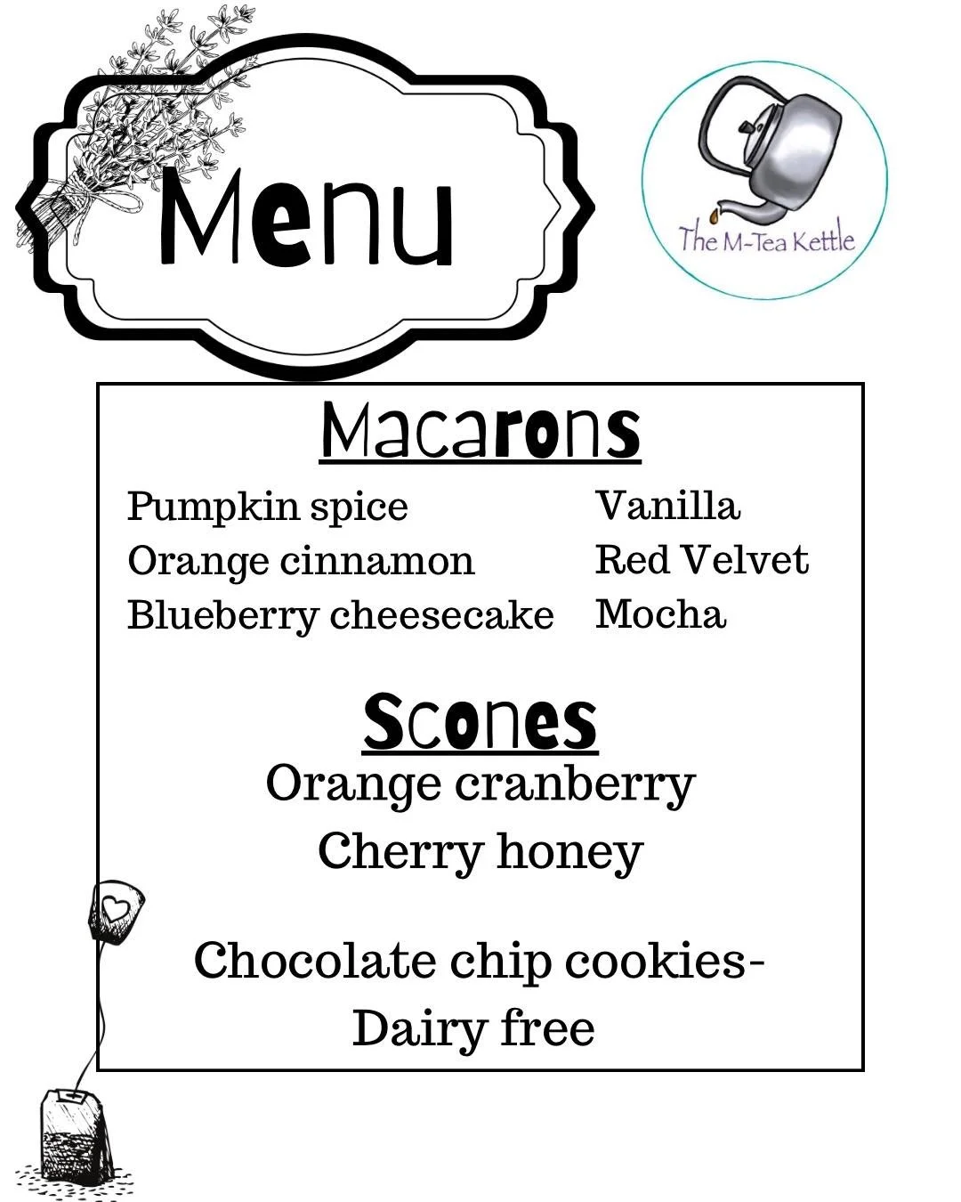 It&rsquo;s macaron weekend! We will also have our scones and dairy free chocolate chip cookies! 

We will have a smaller display this weekend 9/26, only baked goodies! You can see us Downtown Fond du Lac Farmers Market this weekend! You can get our t