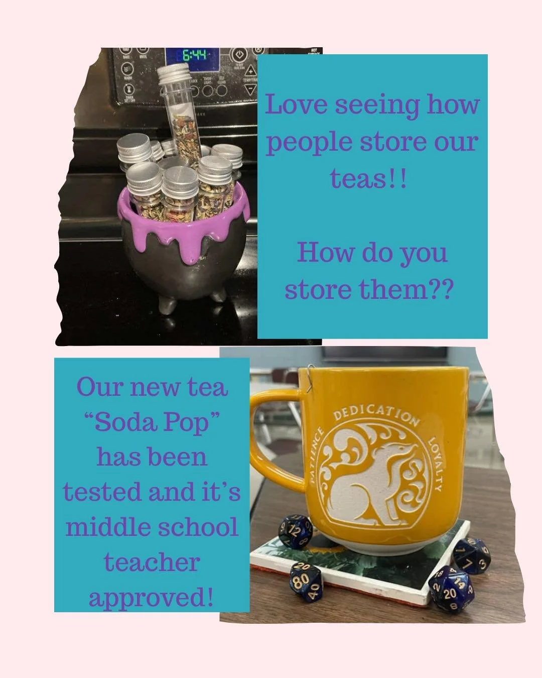 ❤️ We LOVE hearing feedback and seeing photos of you enjoying your teas or baked goods!! Our business only thrives with YOU so thank you! 

📣 Reminder we are at Downtown Fond du Lac Farmers Market tomorrow 9/26! And we WILL have our tea as our wonde