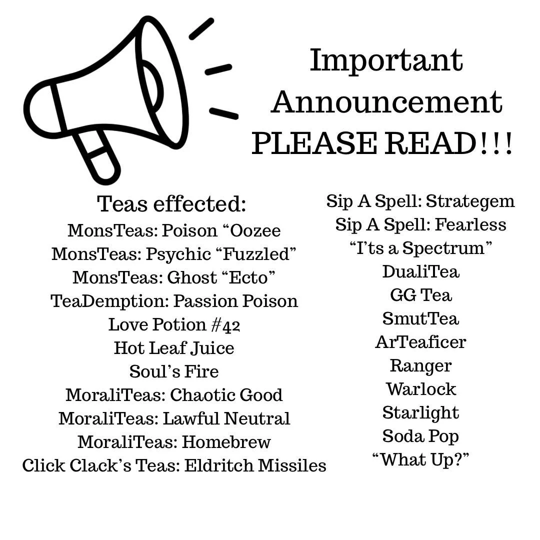 📣As a business we want to be 100% clear, up front and honest with all of you. And as such we have recently been notified that the HIBISCUS which is included in some of the blends could be intercropped with peanuts. So going forward those with this h