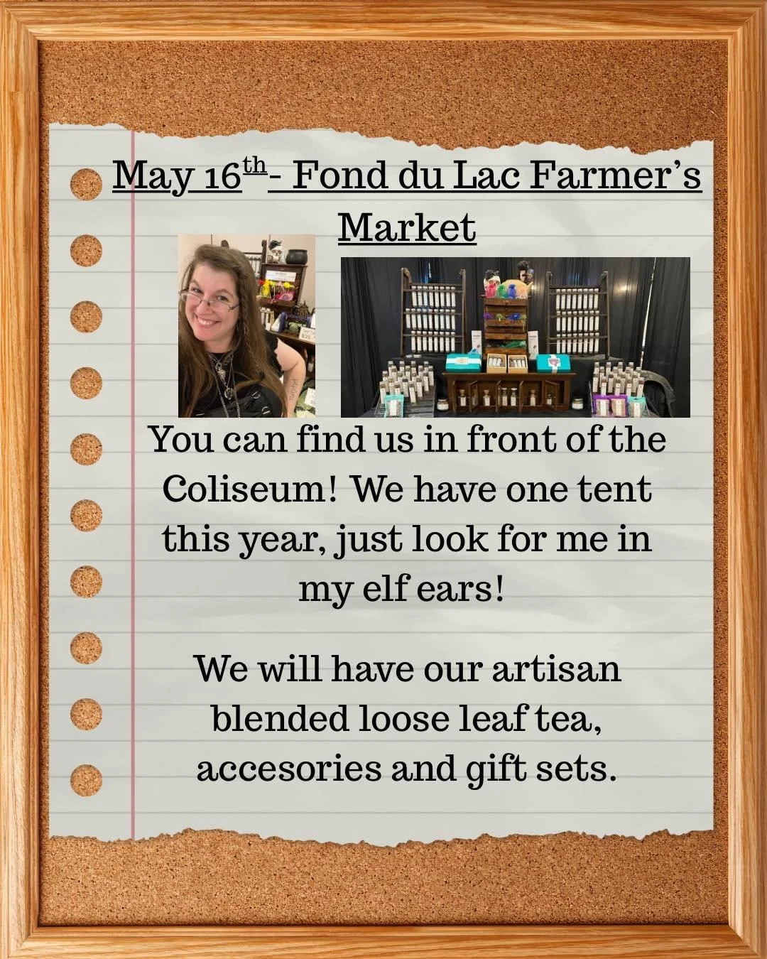 We&rsquo;re at Downtown Fond du Lac Farmers Market this weekend!! 

Are you missing my elf ears and signature good morning?? Come on by, we miss your faces! 

‼️Reminder we will not be having any baked goods as we have pivoted in our business! We hav
