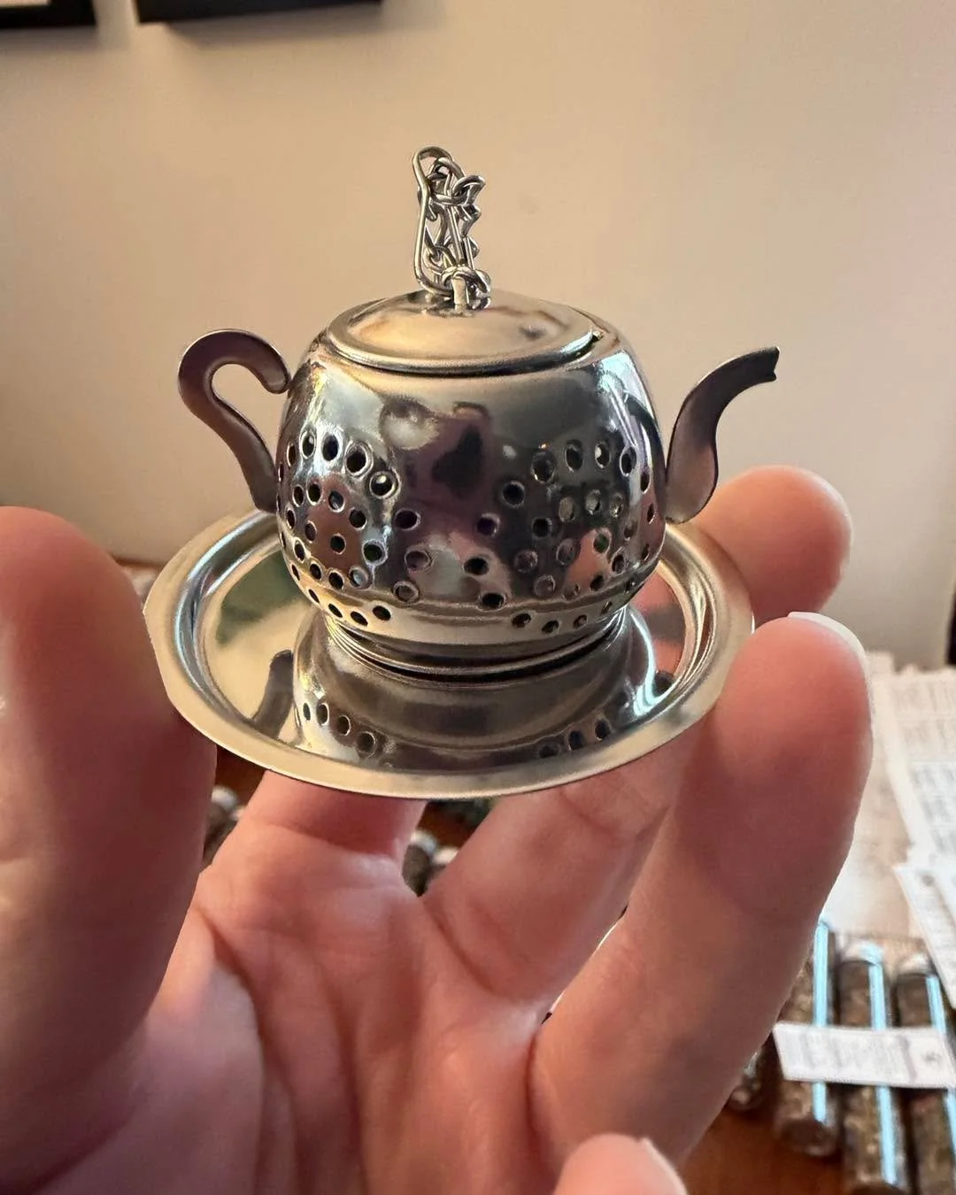 We&rsquo;ve got new infusers, restocked some more of the colorful silicone tea bag infusers and of course LABELING because it never ends! 

We&rsquo;re almost ready for Phoenix Con in Appleton this weekend! Are you excited? 

#mteakettle #convention 