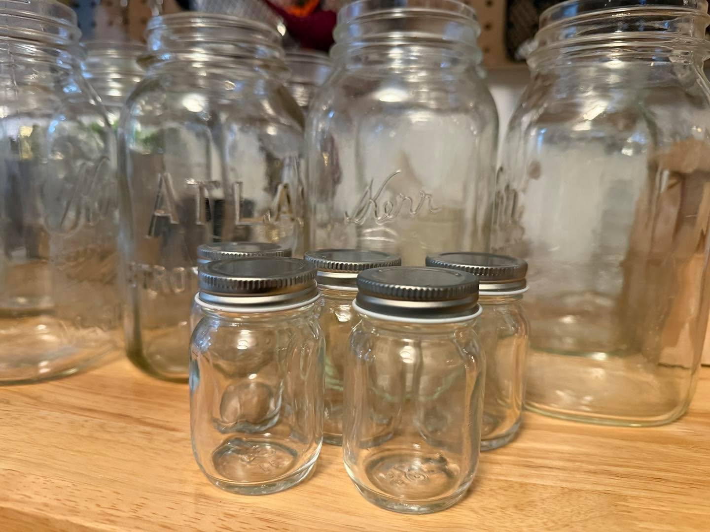 Sometimes part of the small business especially a small tea shop is reorganizing and restocking the home apothecary! 

LOOK AT THESE TINY JARS!!! Aren&rsquo;t they just adorable? I can&rsquo;t wait to put samples in them (no not for sale) just for me