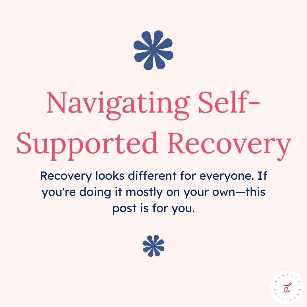 Recovery looks different for everyone. For some, there's a lot of support. For others, not as much. If you're doing recovery mostly on your own, then this post is for you.

We refer to self-supported recovery as recovering with limited support from p