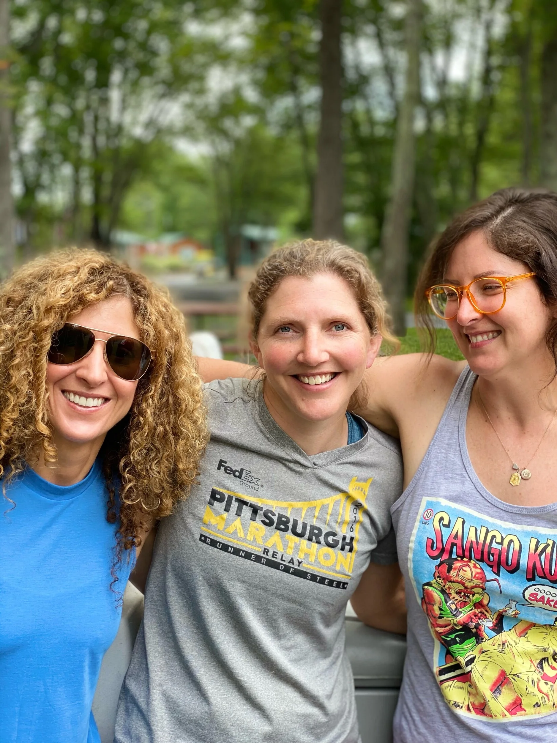 7/25, Rae and Katie got to meet for the very first time at KOA Campground near Delaware Water Gap, PA.
