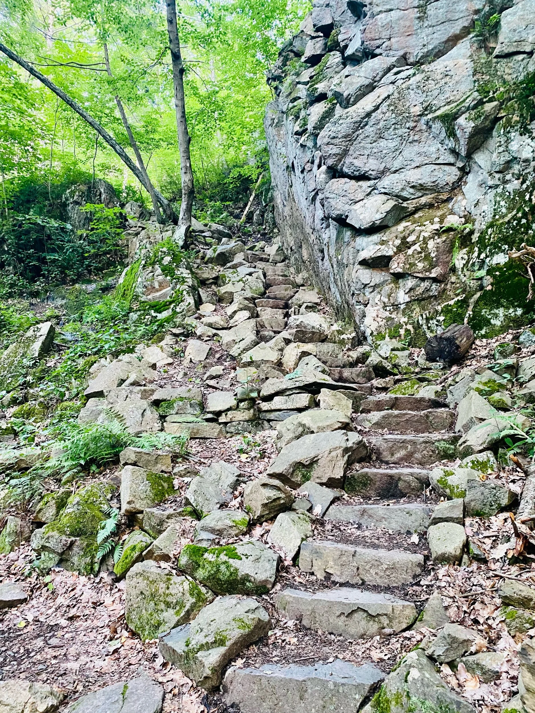 Rock stairs