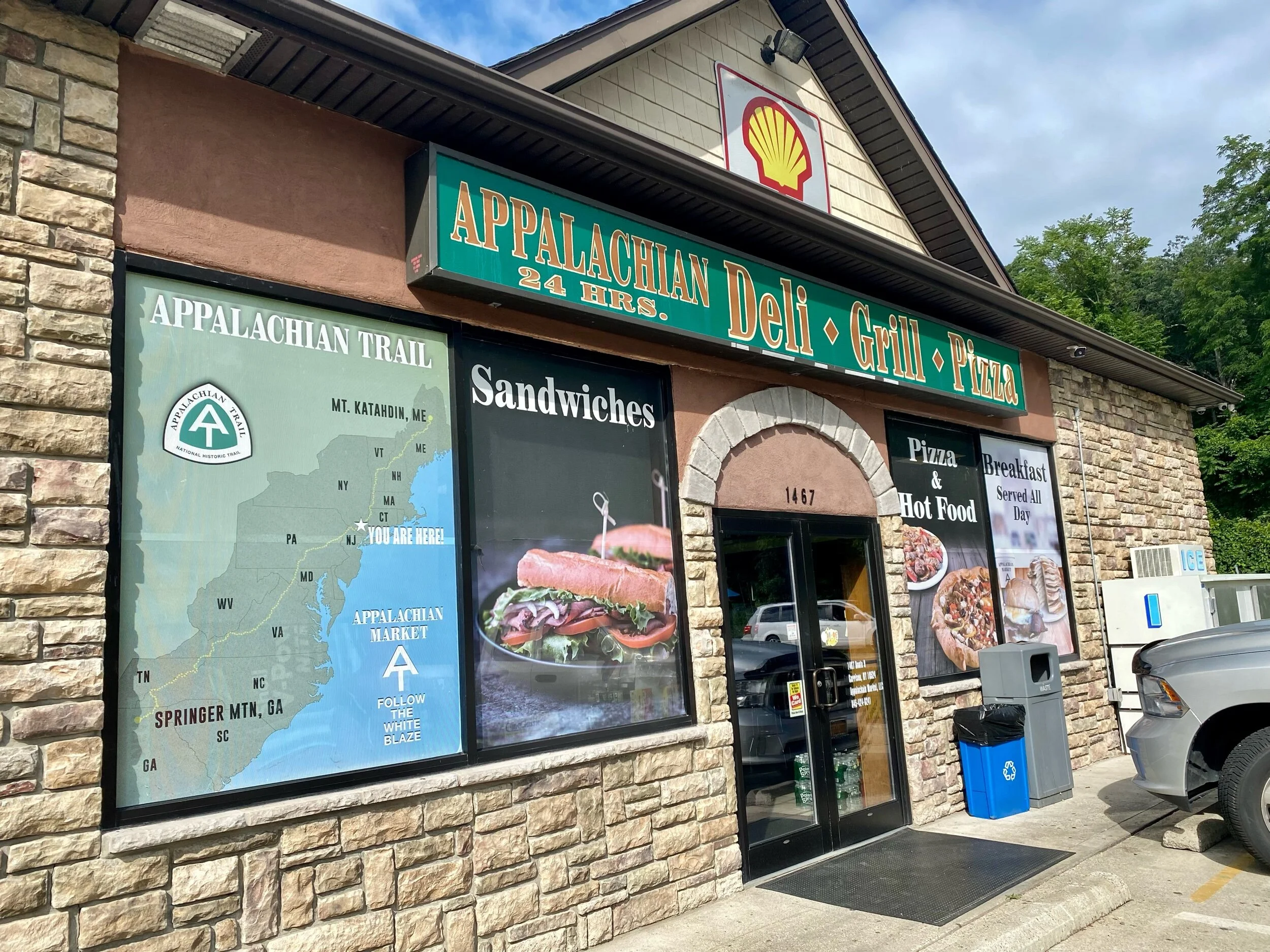 Hikers are known to “deli blaze” in New York, as it’s not difficult to pass 1 or 2 delis per day only a short jaunt off-trail, enabling us to carry less food on our backs through this area.