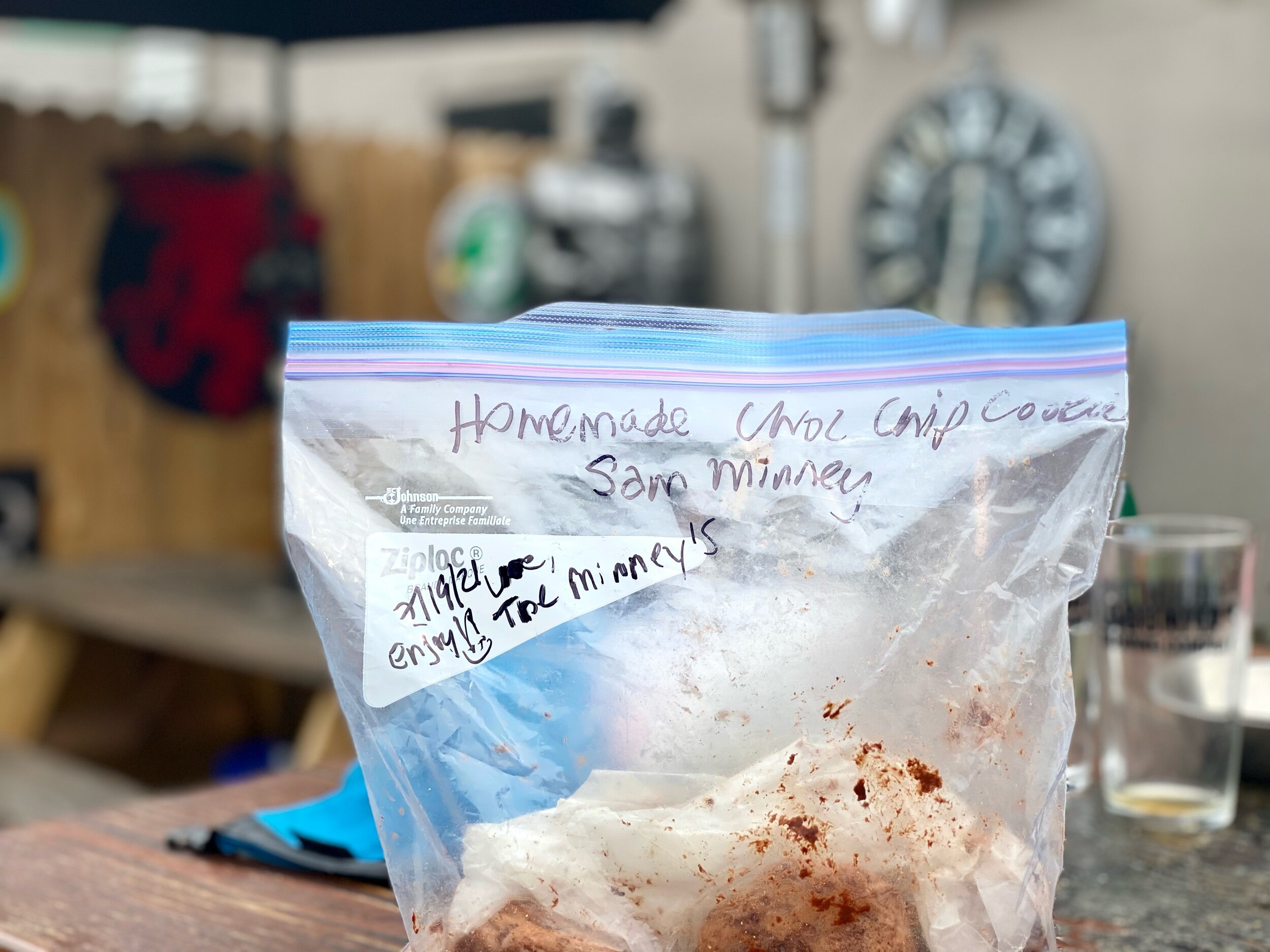 The last of Sam Minney’s renowned chocolate chip cookies!