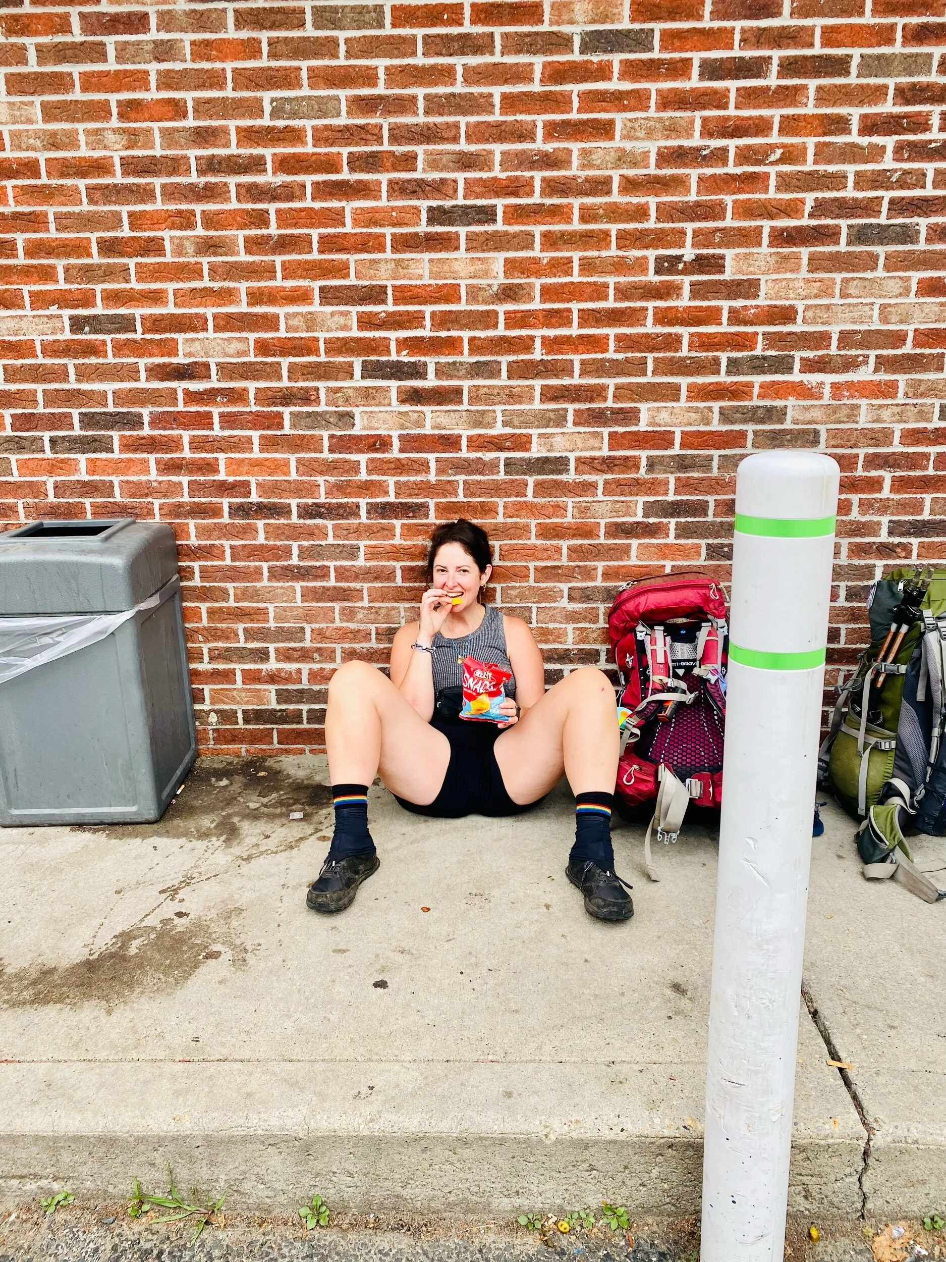 8/18, “Dinner” at Cumberland Farms Market, if you consider Cheese-it Snap’ds, dinner.