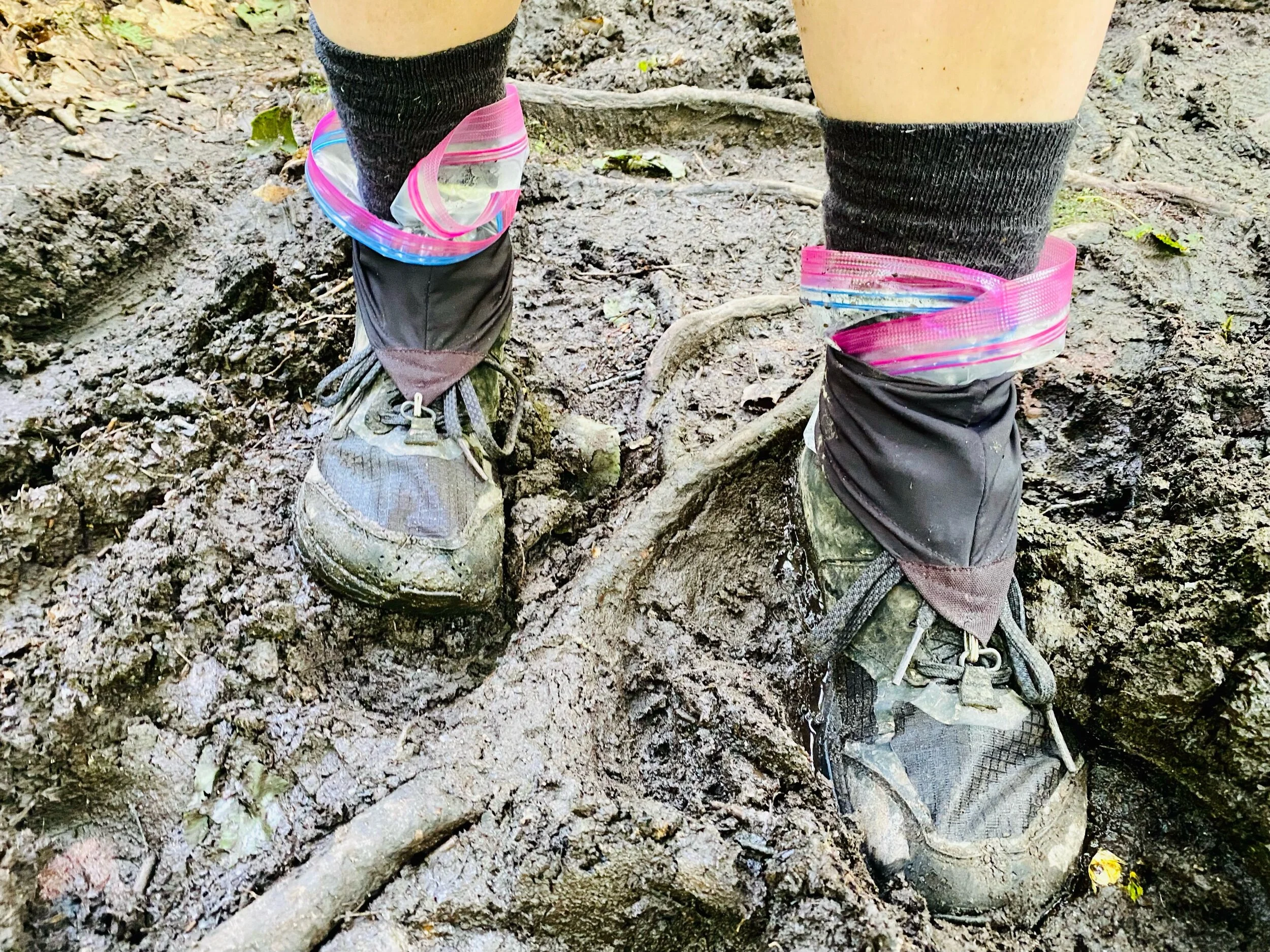 8/25, With Hurricane Henri to thank for 3 pair of soaked socks, my feet were literally sloughing off. I tried to protect the driest pair that I had with gallon zip lock bags as liners. This vacuum created moisture but much less than the puddles would’ve  brought. I’d recommend it ✔️.