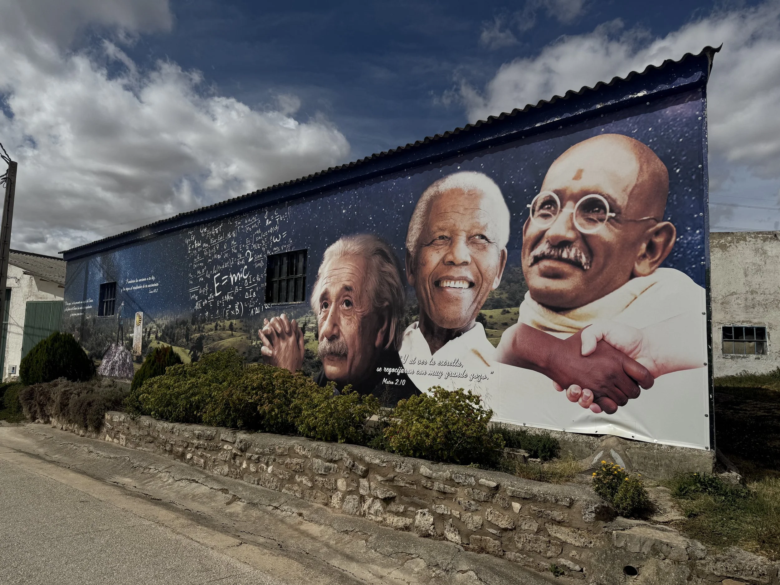 Legend mural in Spain