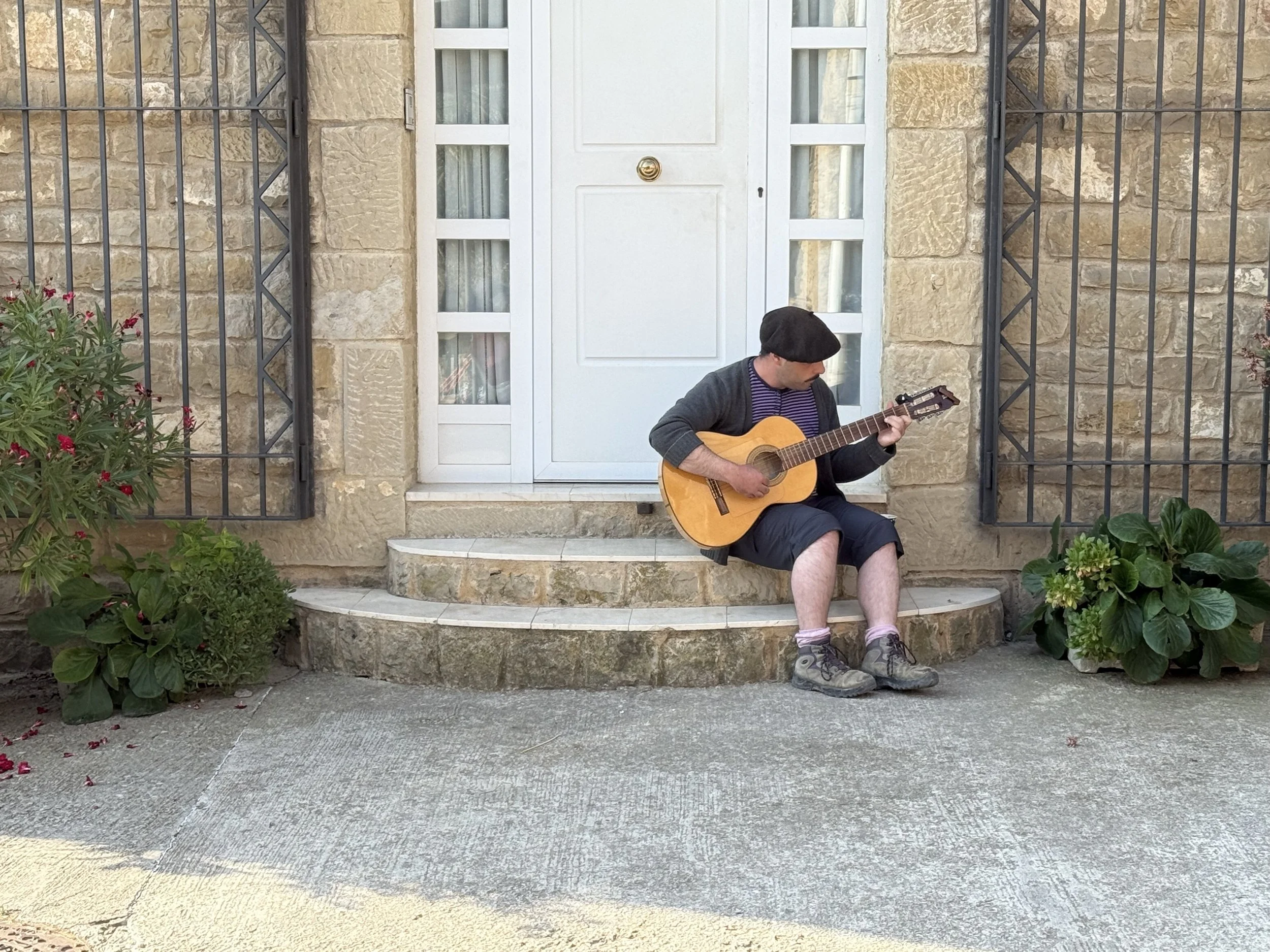Spanish man playing guitar