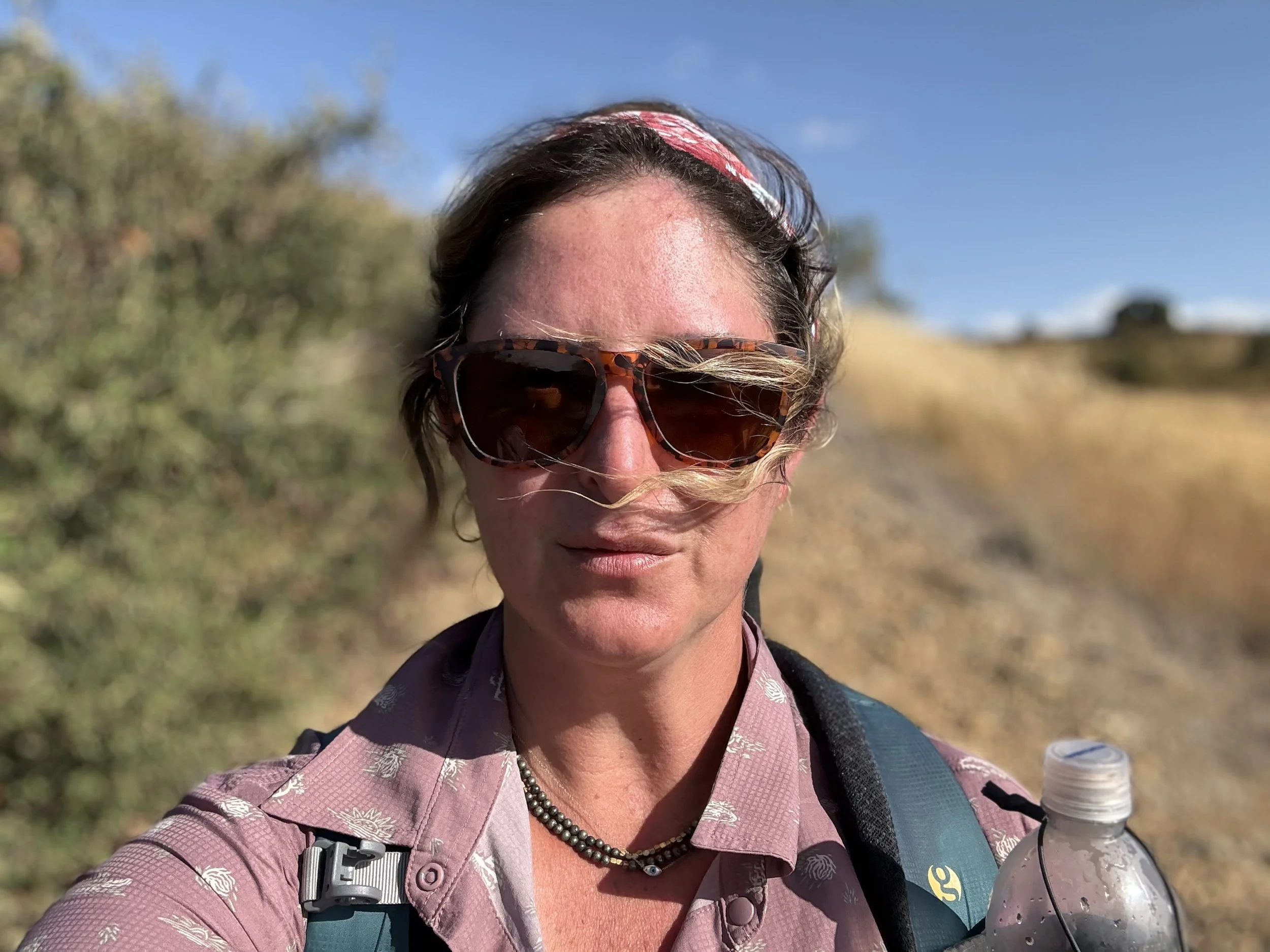 Sarah Robison on the trail