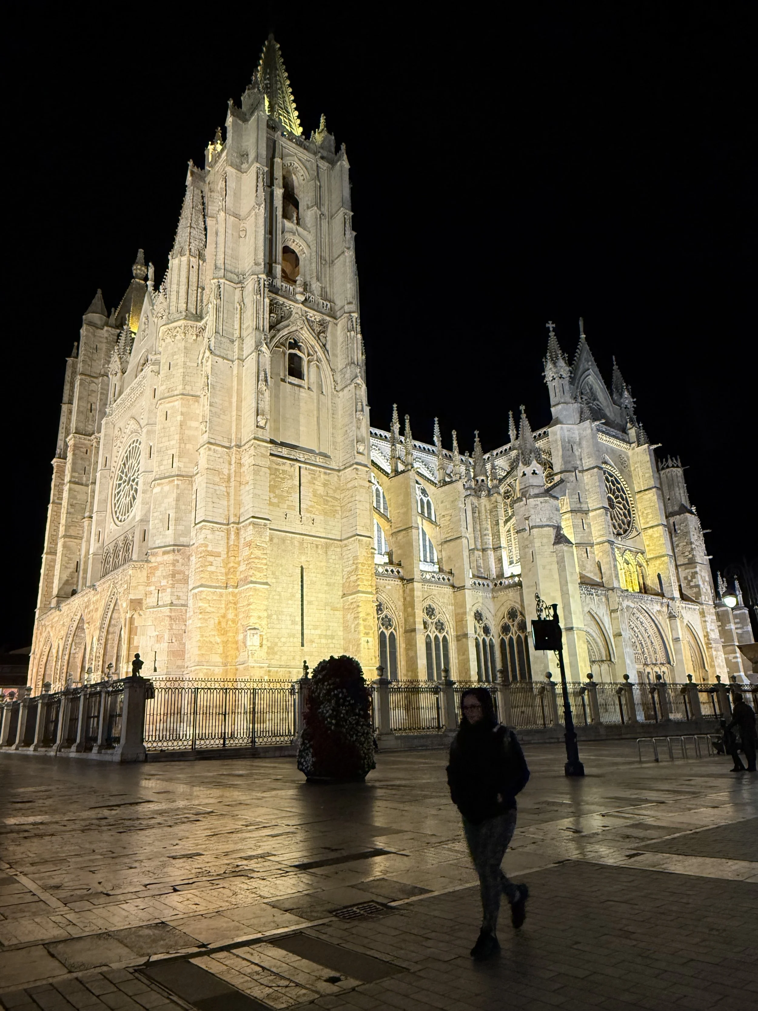 Spanish Cathedral at night