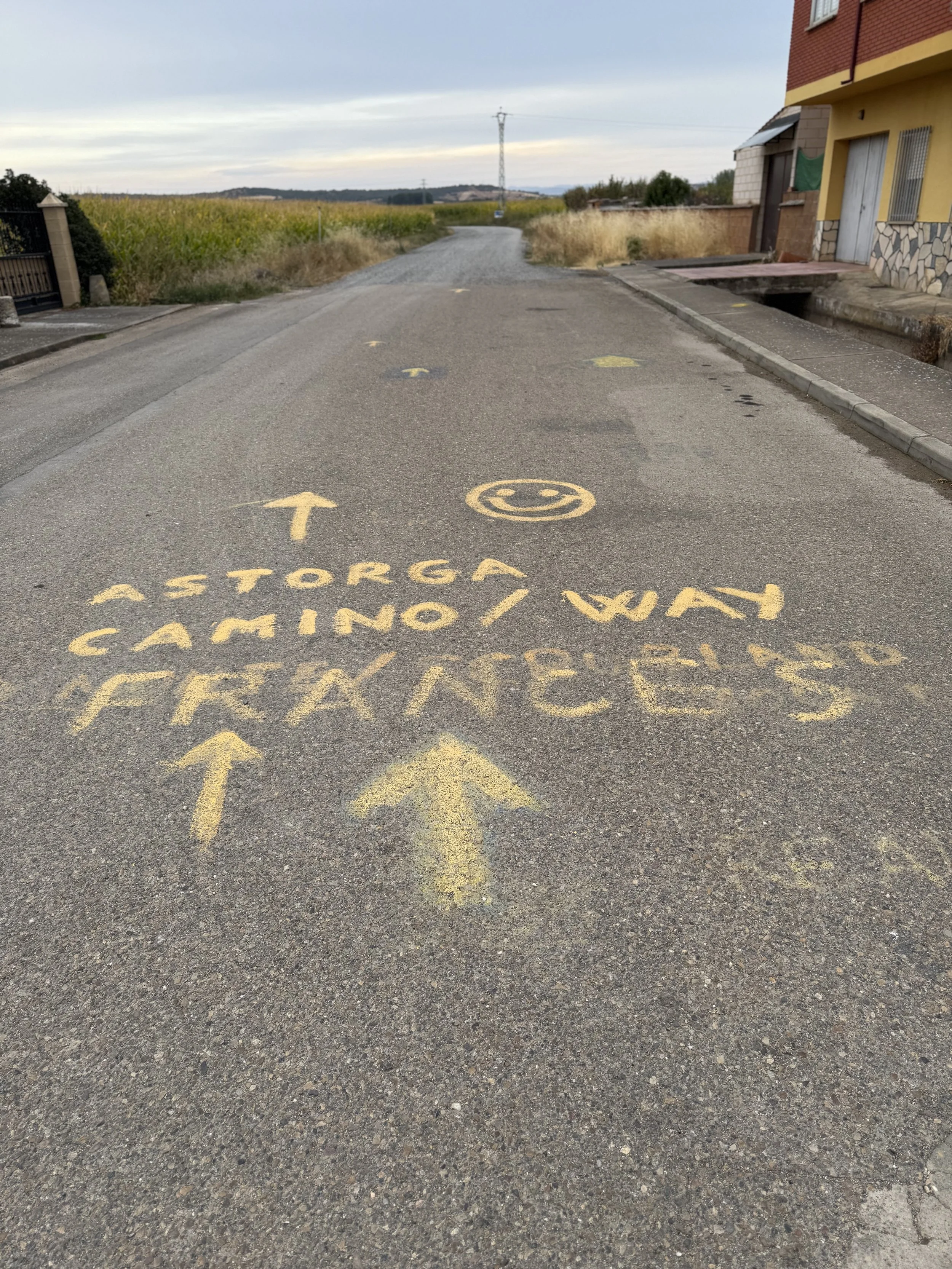 Astorga Camino Way Frances path signage