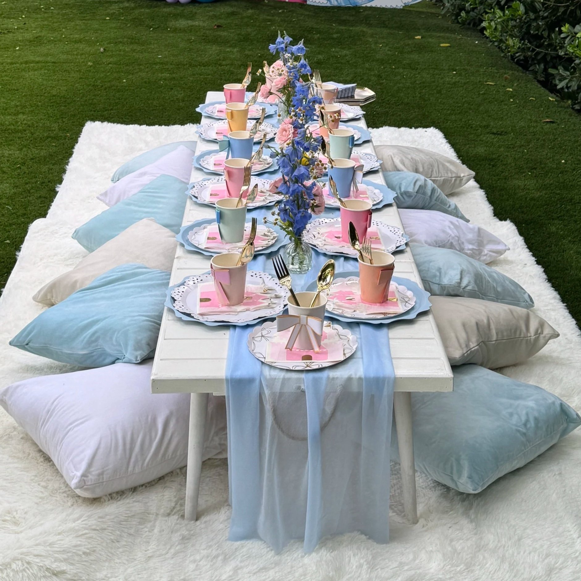 Custom picnic party in Dallas, styled by Wanderlust Picnics