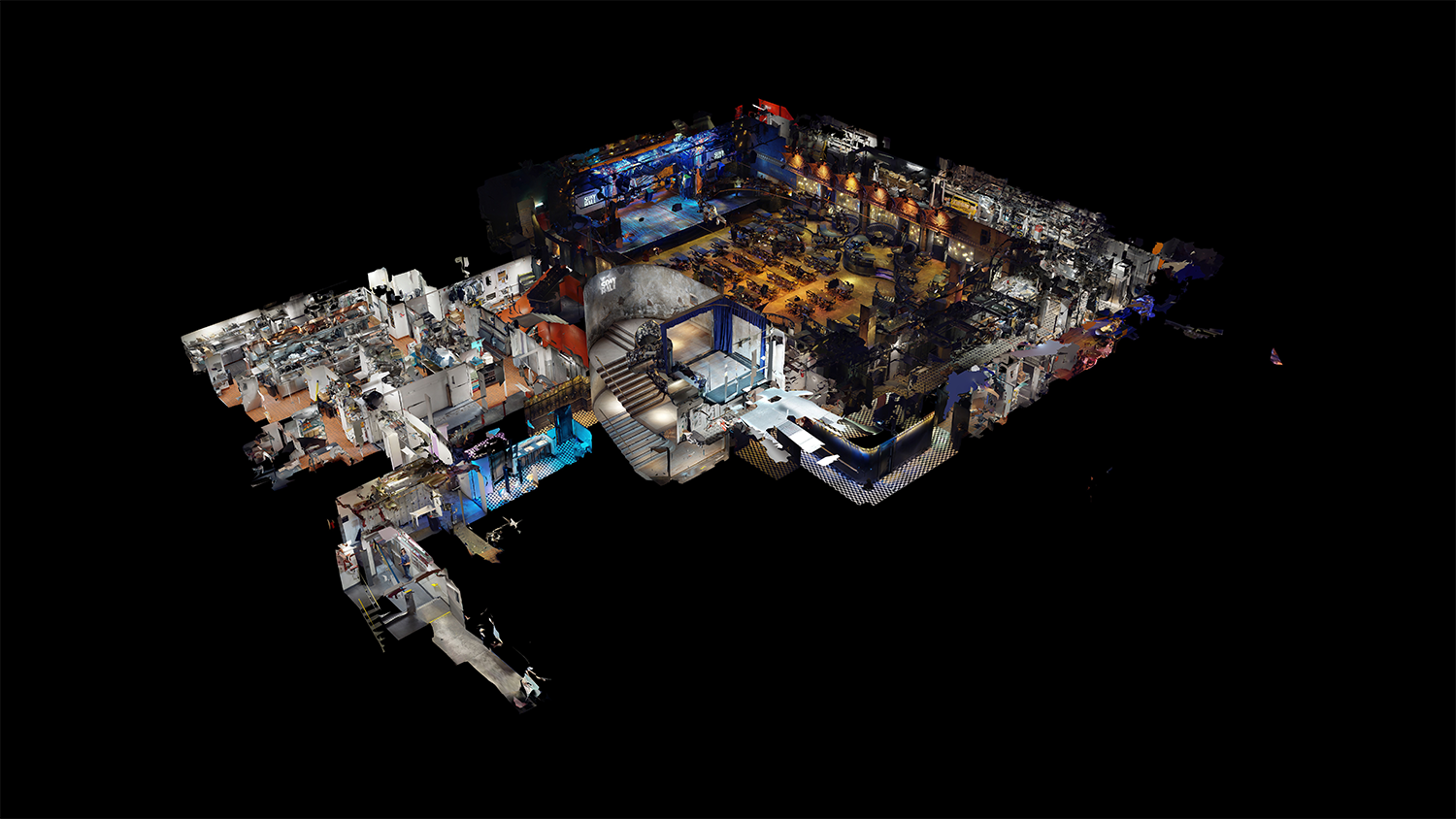 3D Model Of NYC Concert Venue Sony Hall VTS Virtual Technology 