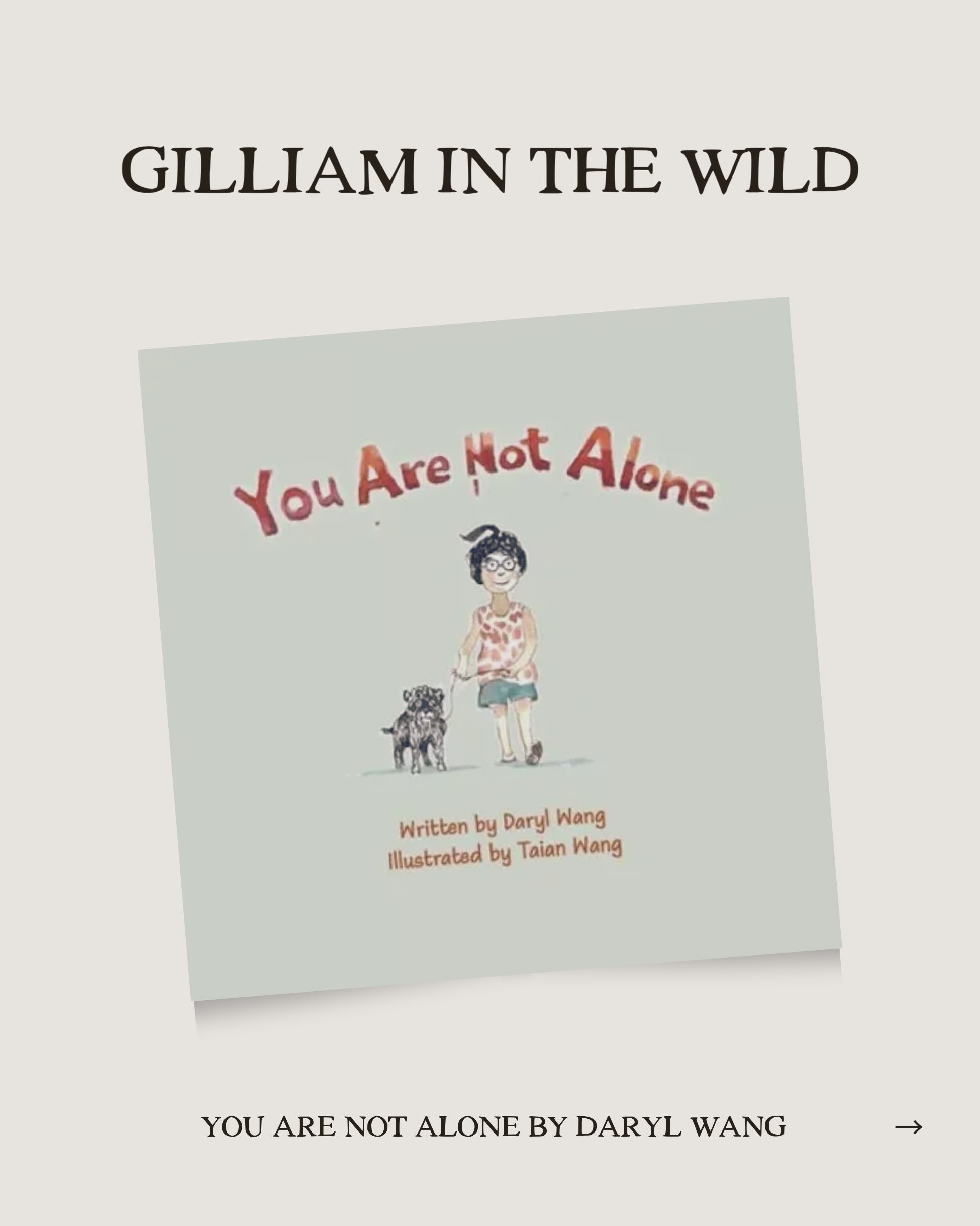 We&rsquo;ve got some exciting news to share! Our client, Daryl Wang, has published her children&rsquo;s book, You Are Not Alone.

With illustrations by her father and a story that features her very own dog, Fritos, You Are Not Alone is a beautiful, p