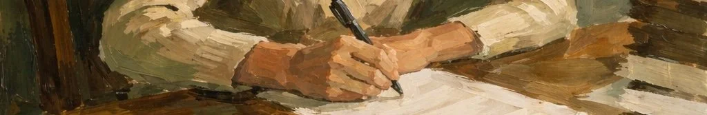 A professional writing coach helps a memoirist examine the "I" in their narrative.