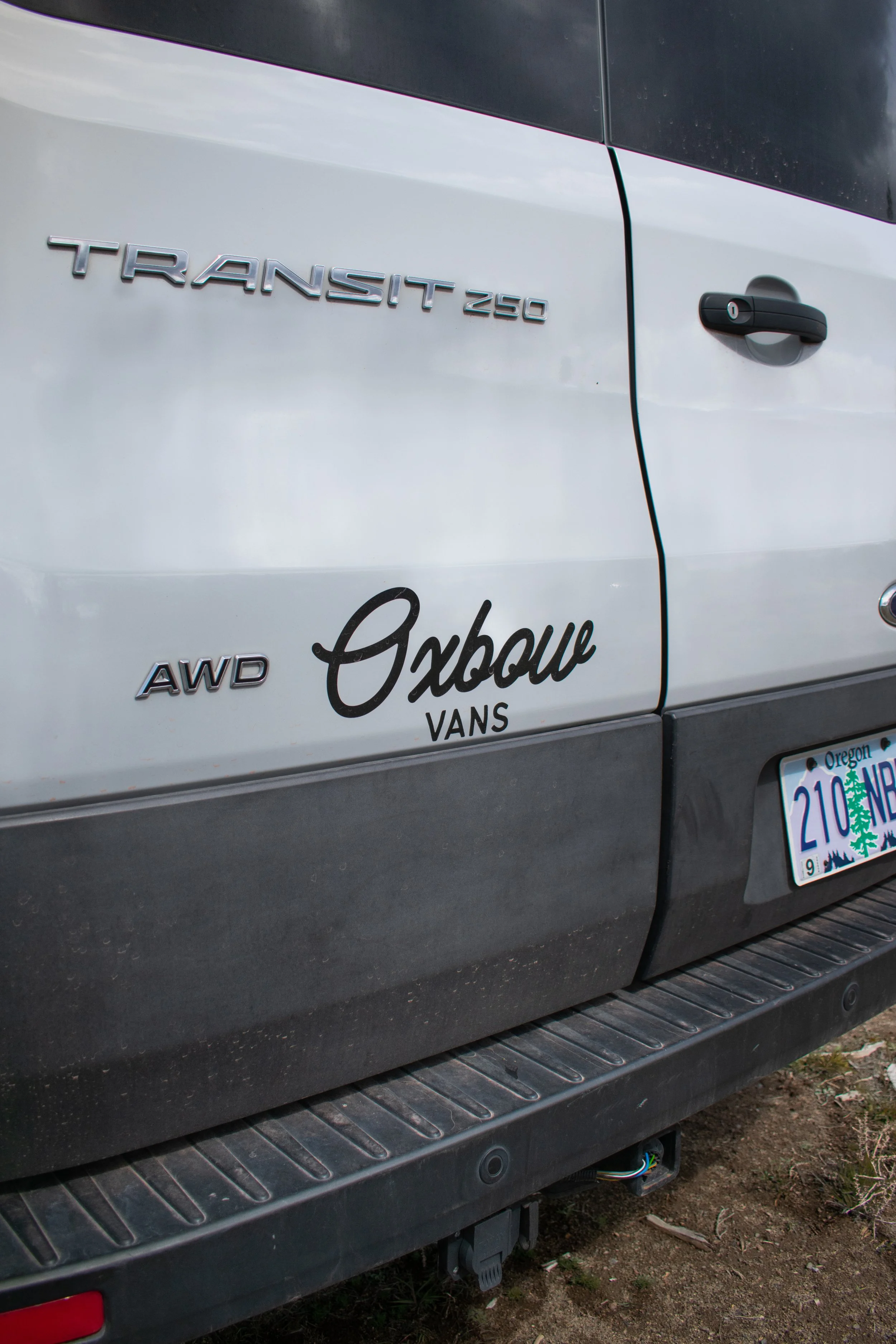 Custom Ford Transit camper van for sale – built by Oxbow Vans in Bend, Oregon
