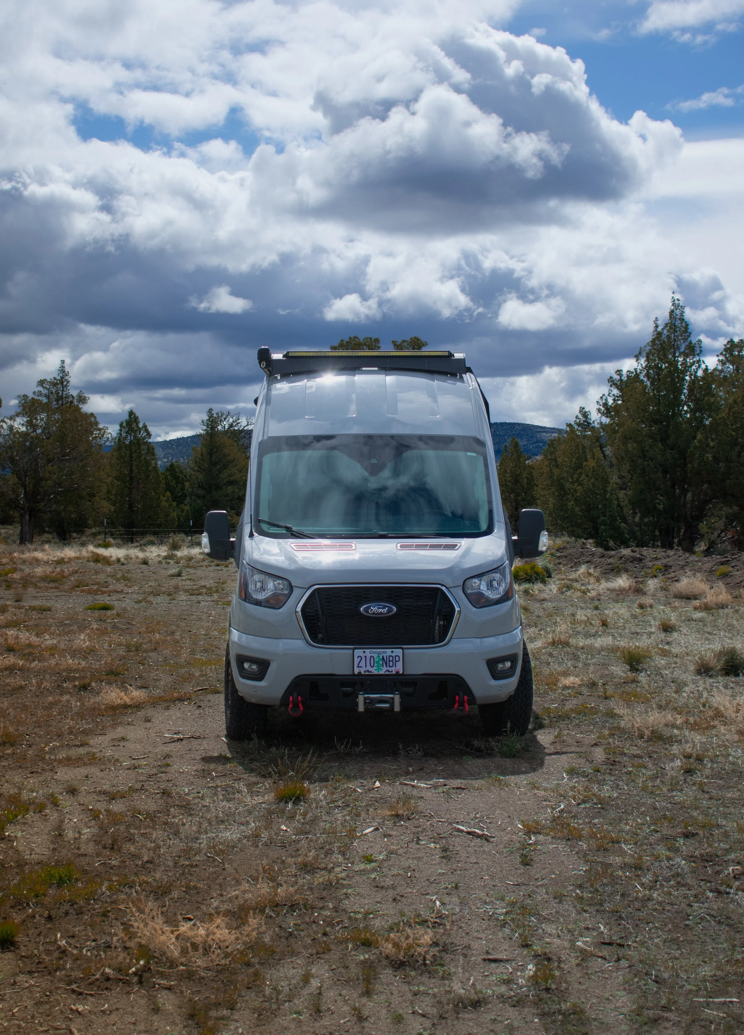 Custom Ford Transit camper van for sale – built by Oxbow Vans in Bend, Oregon