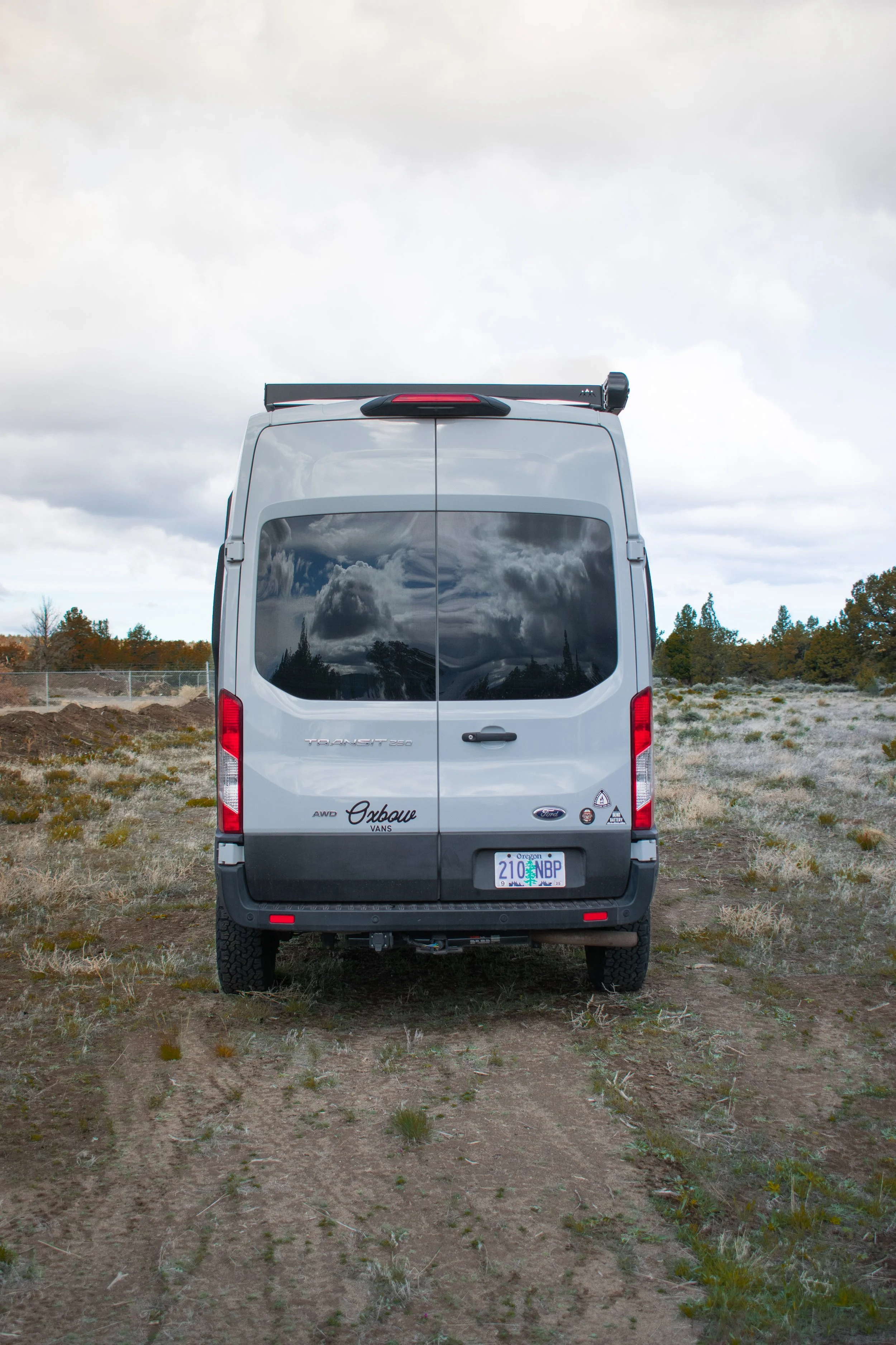 Custom Ford Transit camper van for sale – built by Oxbow Vans in Bend, Oregon