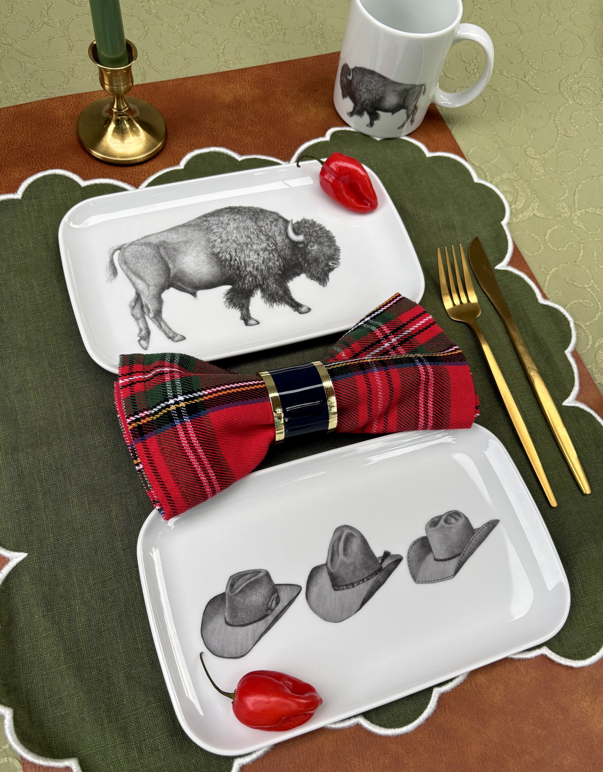 Bison Cowboy Caddy Holiday.jpg