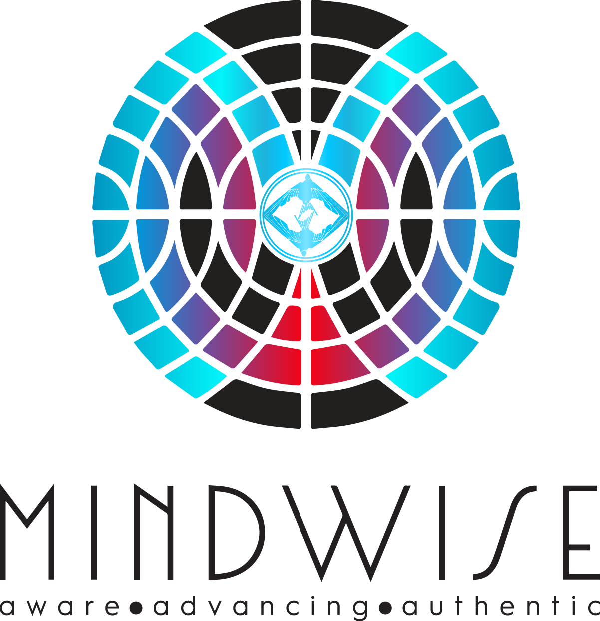 A colorful logo with a red downward arrow in the center, surrounded by stylized, gradient-colored letters 'MC' with a blue and purple color scheme, and the text 'Monte Carlo' below.