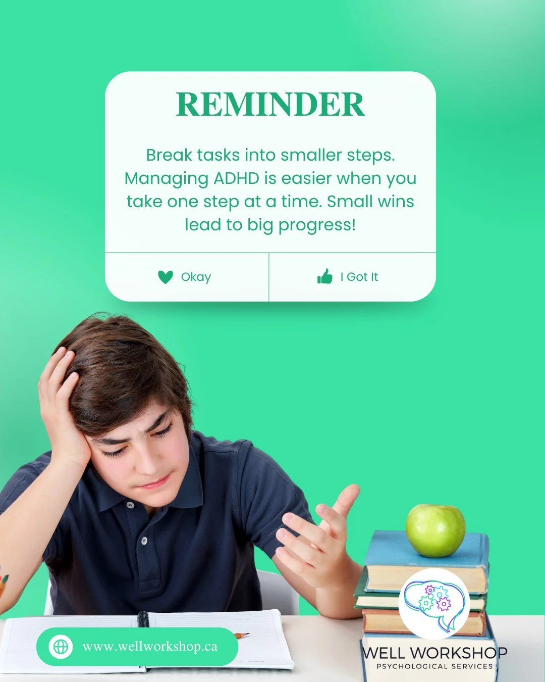 Small steps, big progress! 

Tackling everything at once can feel overwhelming, but breaking tasks into smaller steps makes ADHD management more manageable. Celebrate every win along the way! 💪 

#ADHDManagement #ProgressNotPerfection #OneStepAtATim