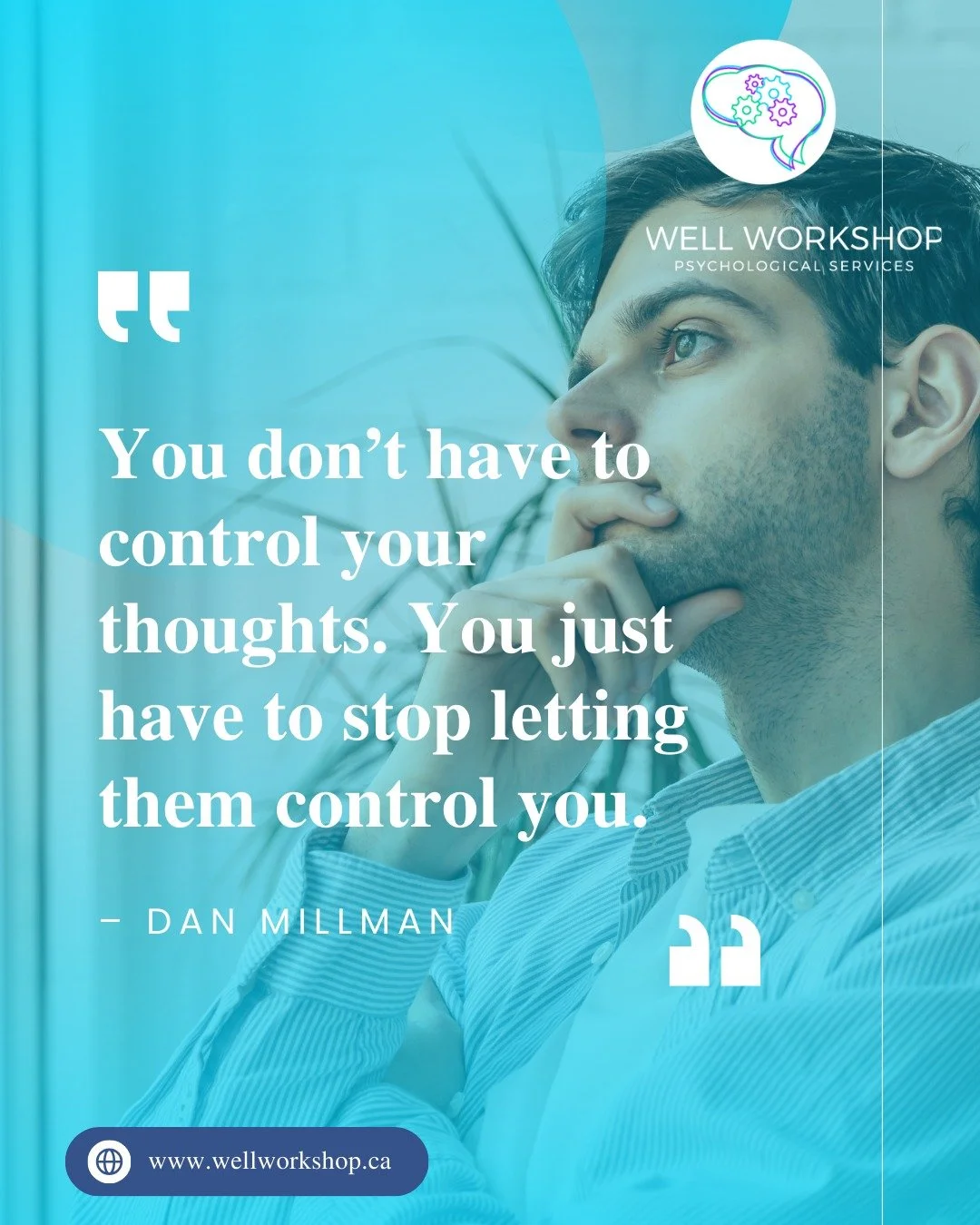 Anxious thoughts may come and go, but they don&rsquo;t have to dictate your actions. ✨ 
Focus on what you can control&mdash;your response, your mindset, and your peace. 💆♀️

 #YouAreInControl #MentalHealthMatters #MindOverThoughts #MentalWellness #W
