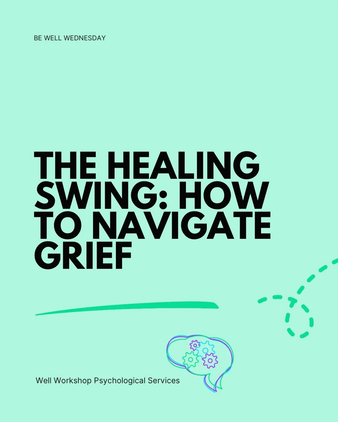 Healing from loss isn&rsquo;t a straight line, it&rsquo;s a swing. 

The Dual Process Model shows us that it is healthy to move between feeling the weight of your loss and focusing on your new life.

You don&rsquo;t have to stay in the pain 24/7 to h