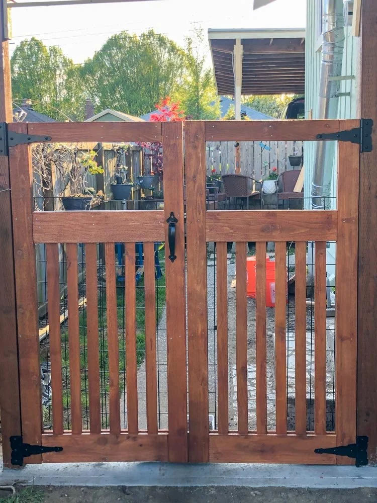Wood Fence Gate