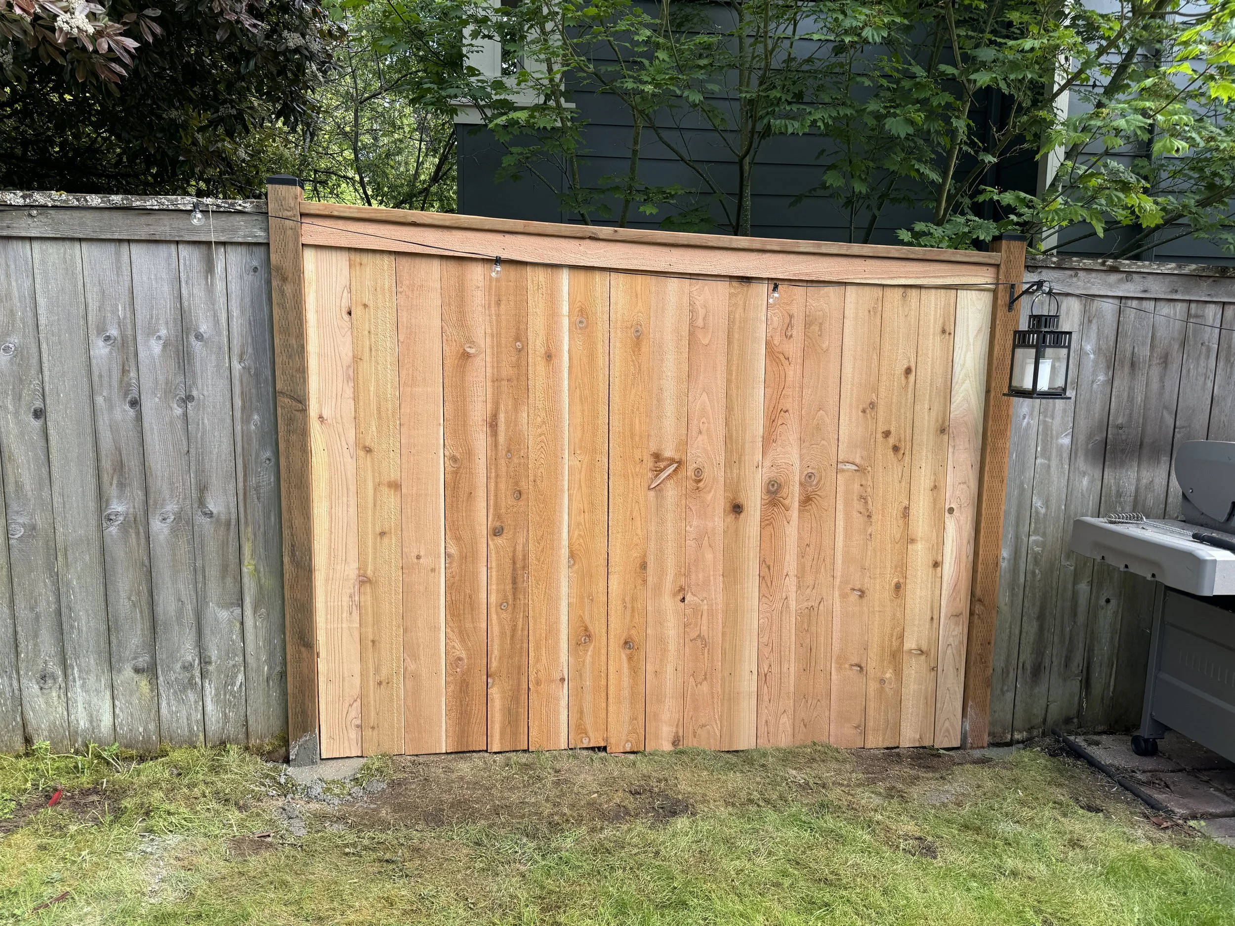 Wood fence repair