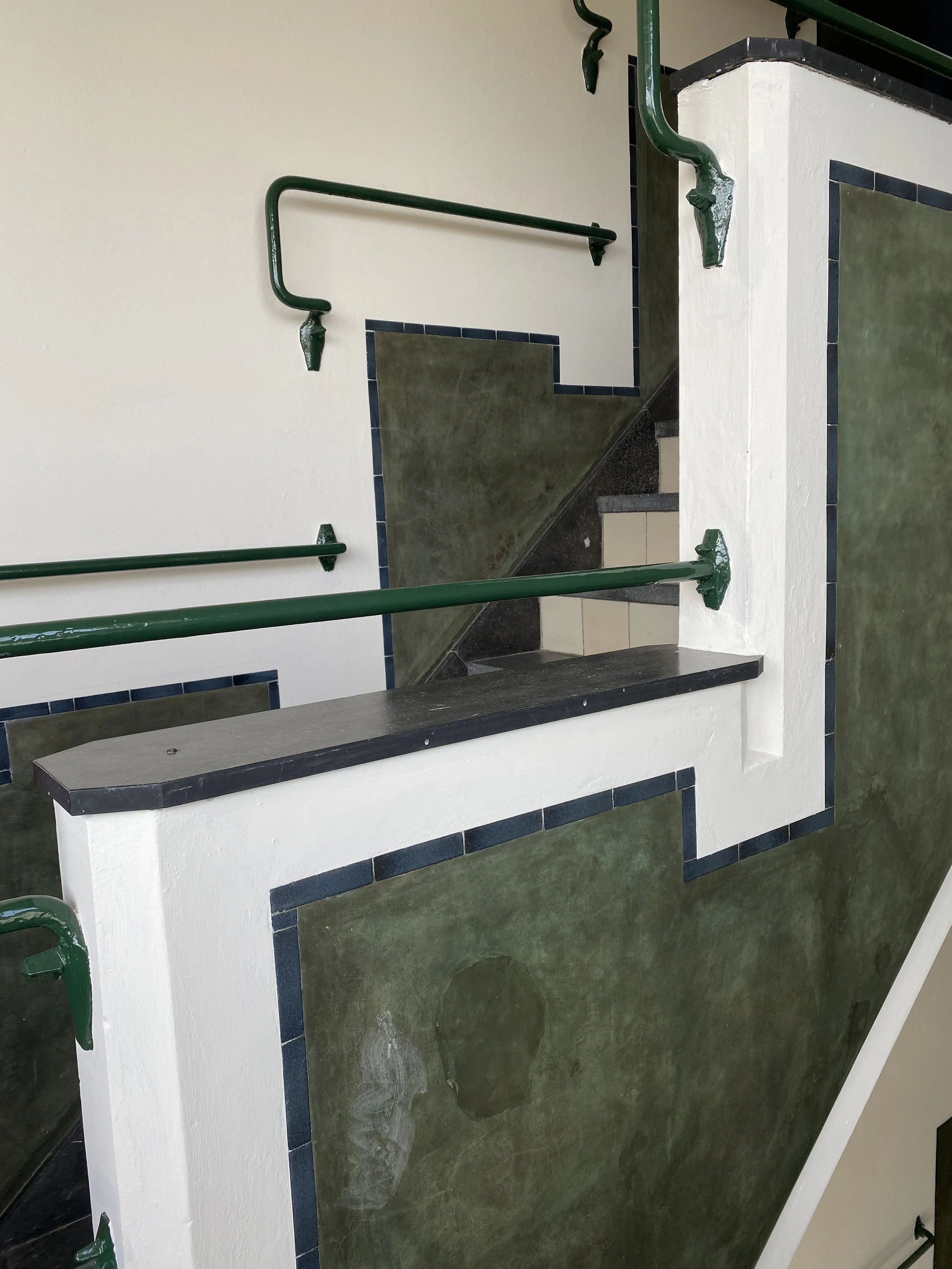 Detail shot stairway Radio Kootwijk. - Inspiration.