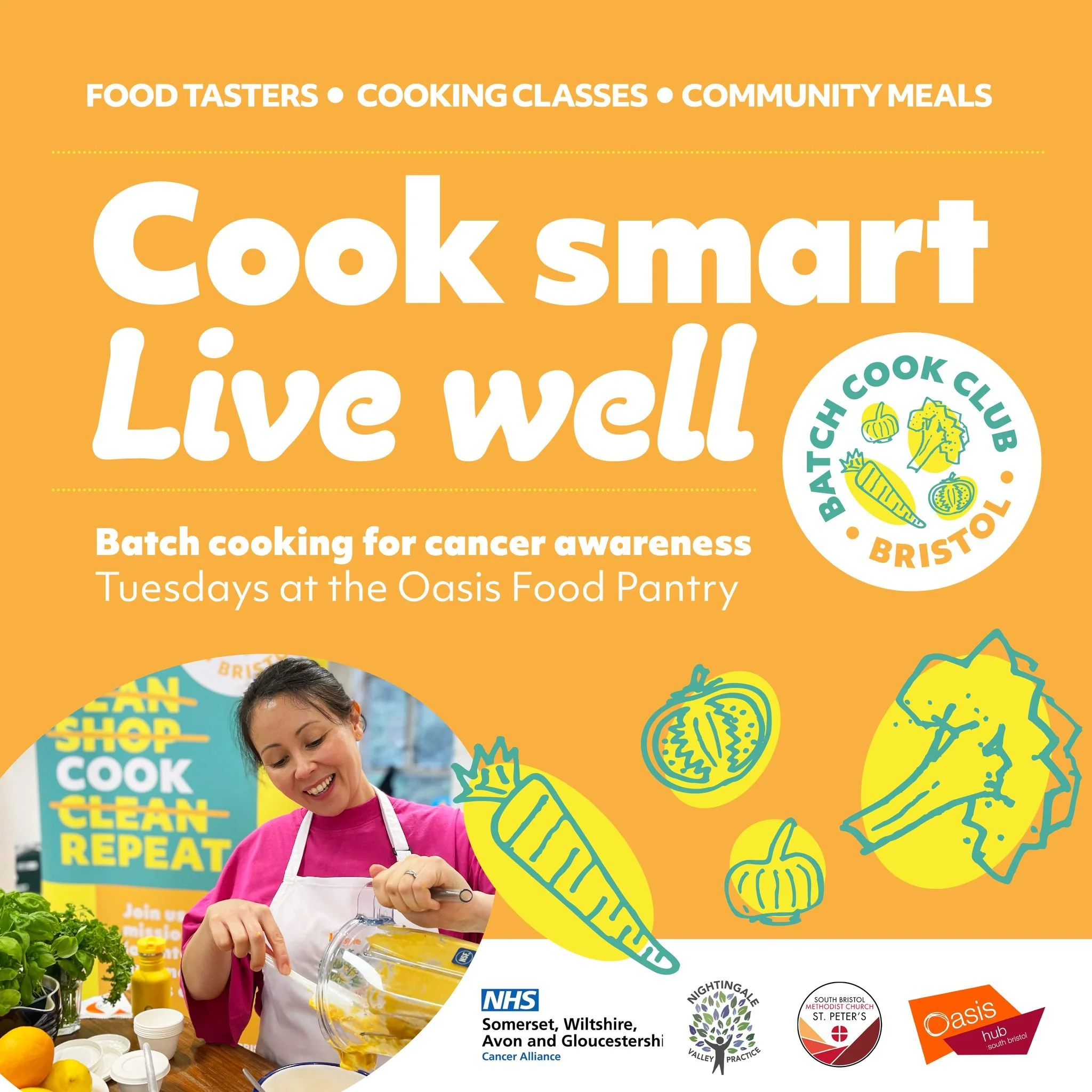 St Peter's Cooking Classes with Oasis Food Pantry