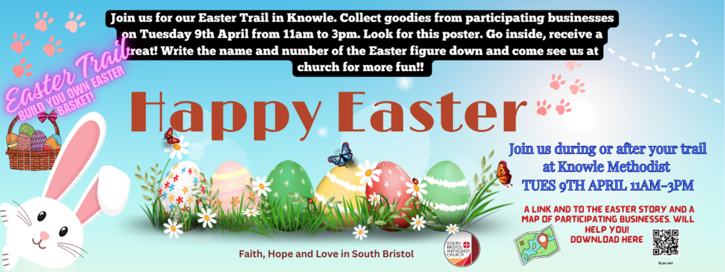 Poster The Great, Knowle, Community Easter Trail 2024.png