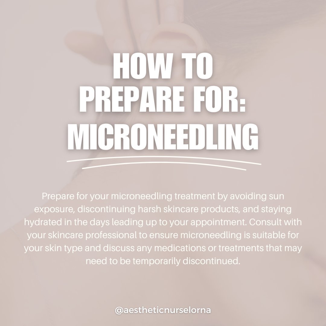 Preparing for microneedling can help ensure optimal results and minimize the risk of adverse reactions.

By preparing your skin and following these guidelines, you can help ensure a safe, effective microneedling experience and maximize the benefits o