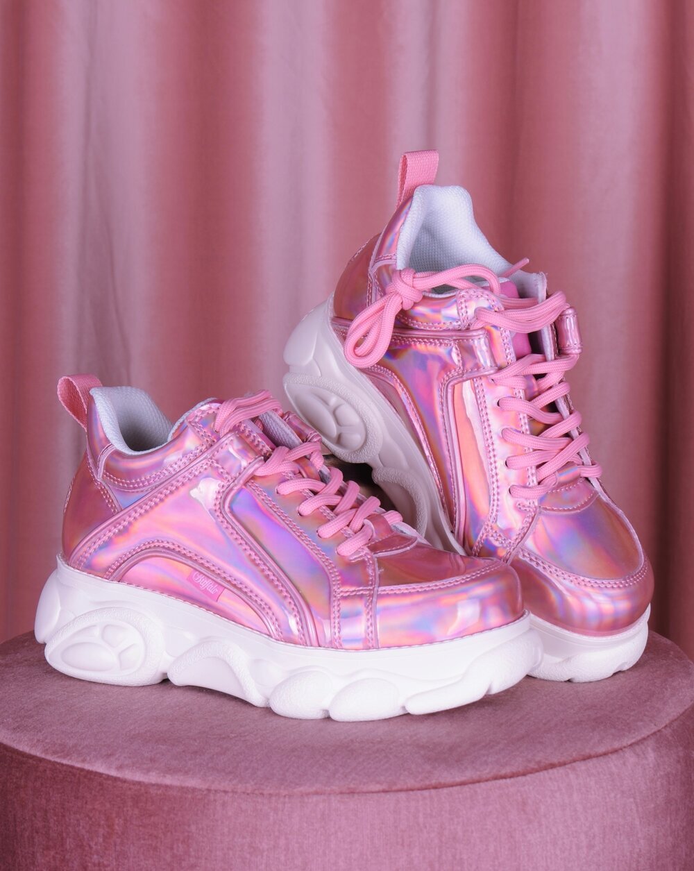 tæerne Ti år Slumkvarter BUFFALO CLD Platform Sneaker (Holographic Pink) — NYANE ® - Official Website