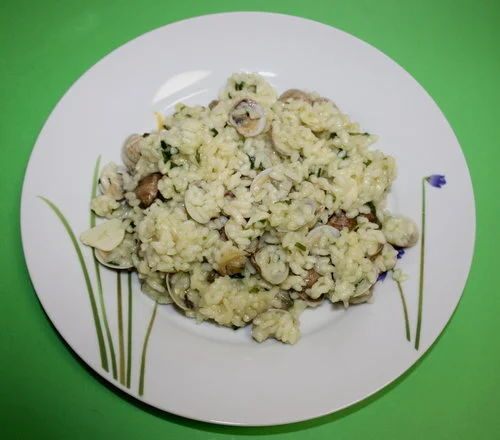 Arroz con chirlas