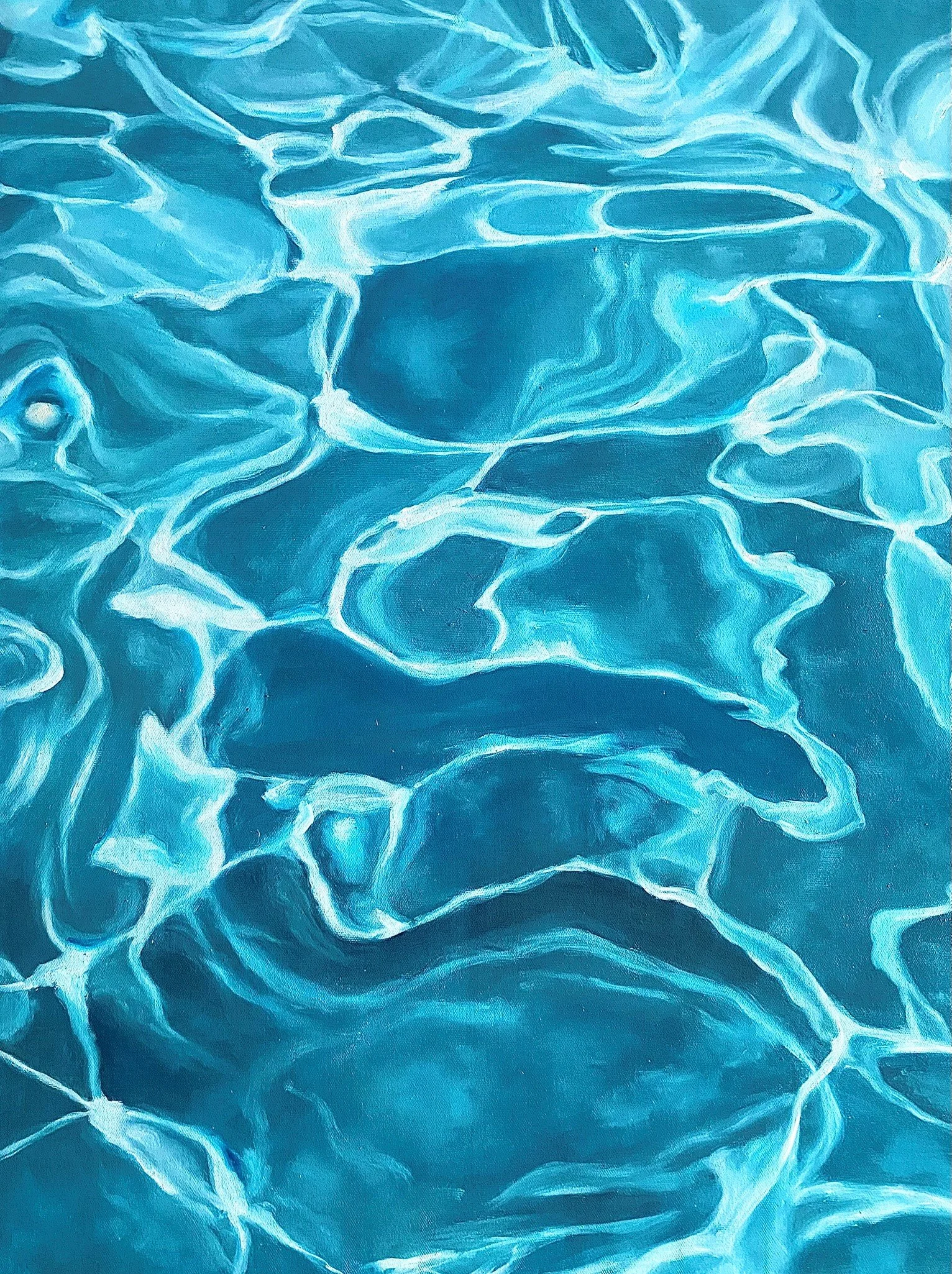 The Shape of Water, oil on camvas, 80 x 60 cm