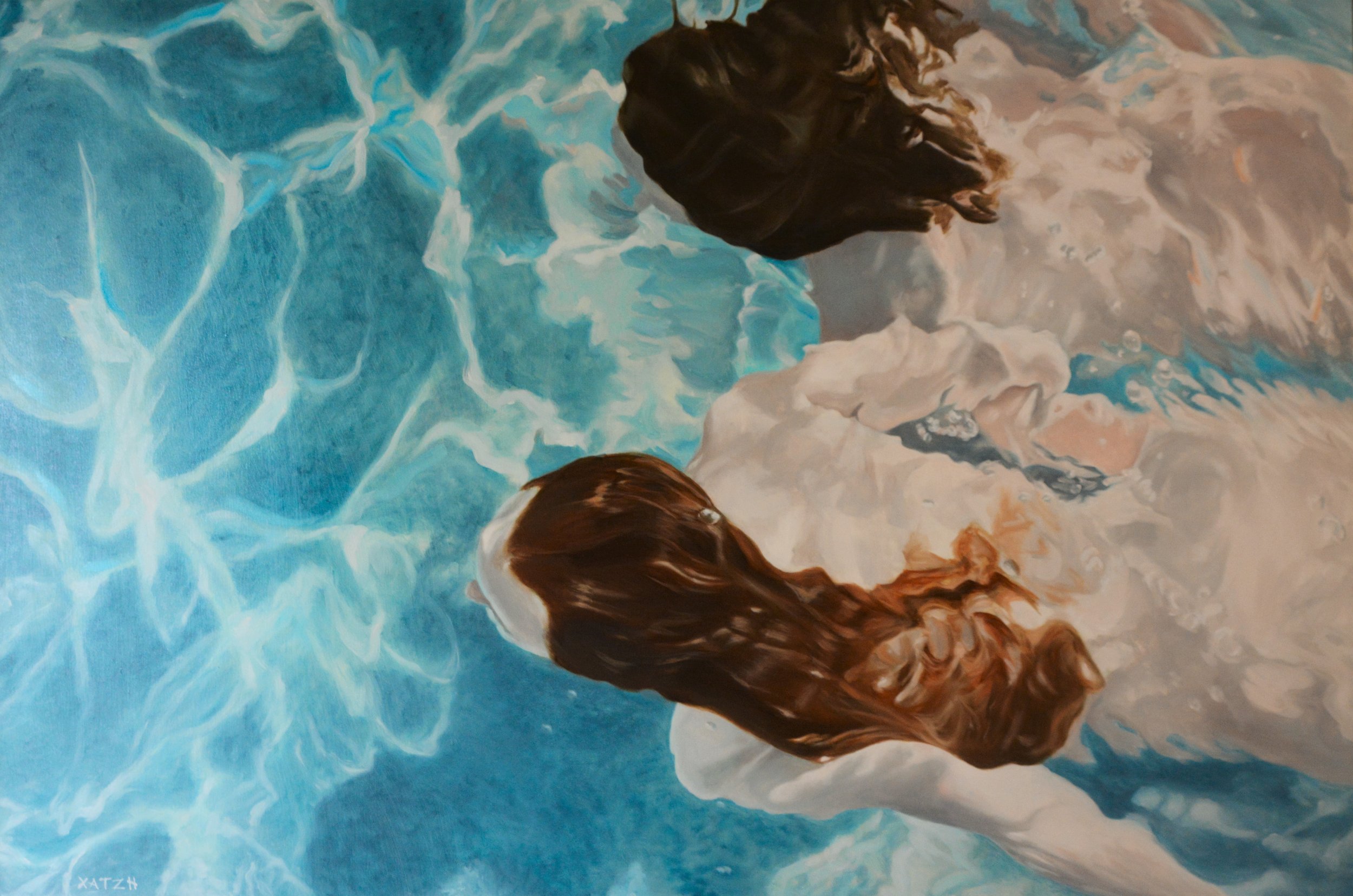 The Wondrous Waters III, oil on camvas, 100 x 150 cm