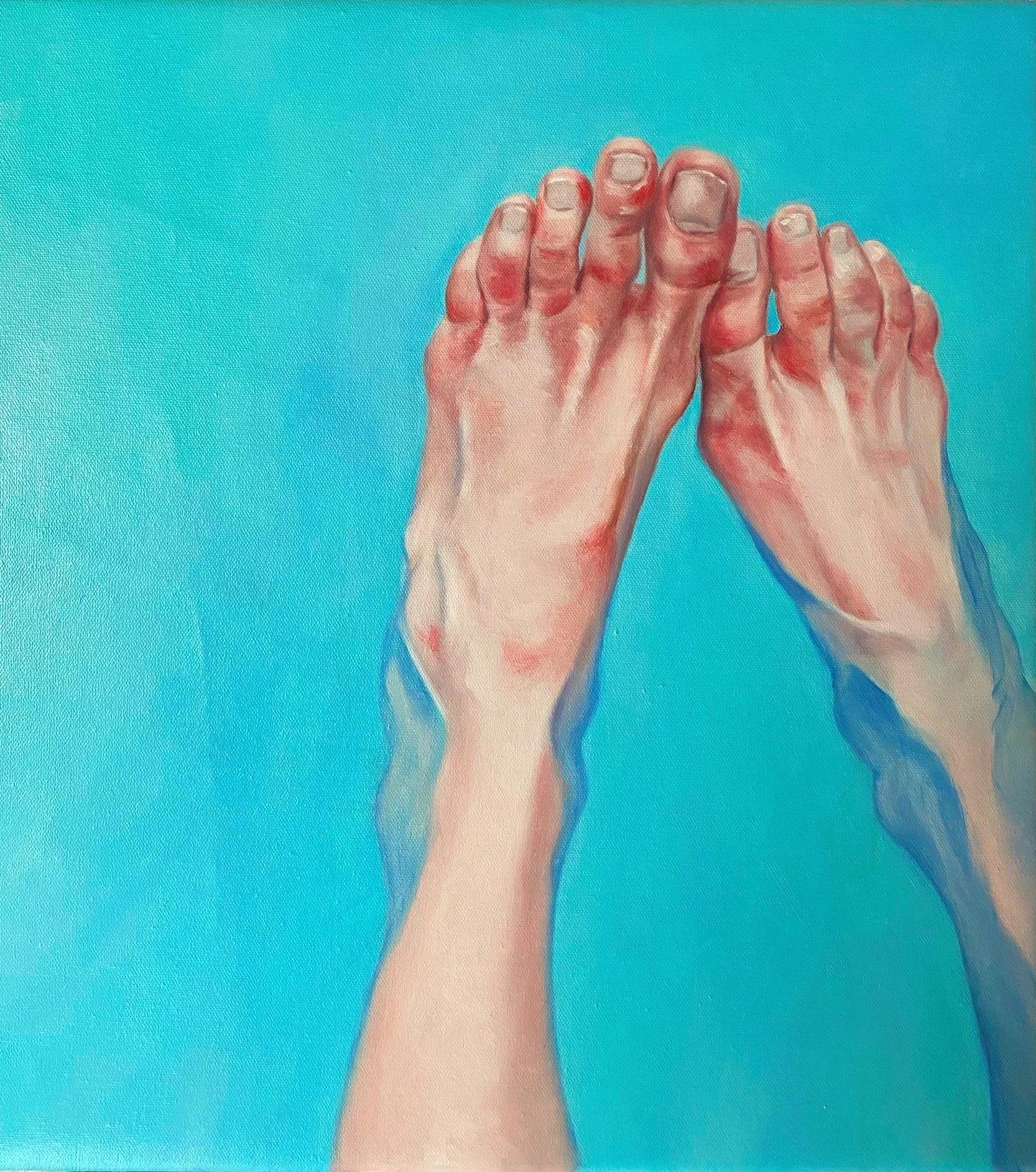 Release, oil on camvas, 50 x 50 cm