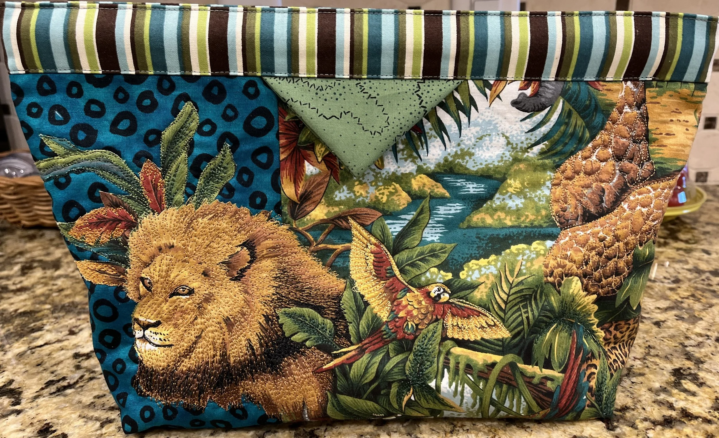 I'm Not Lion Satin Blouse