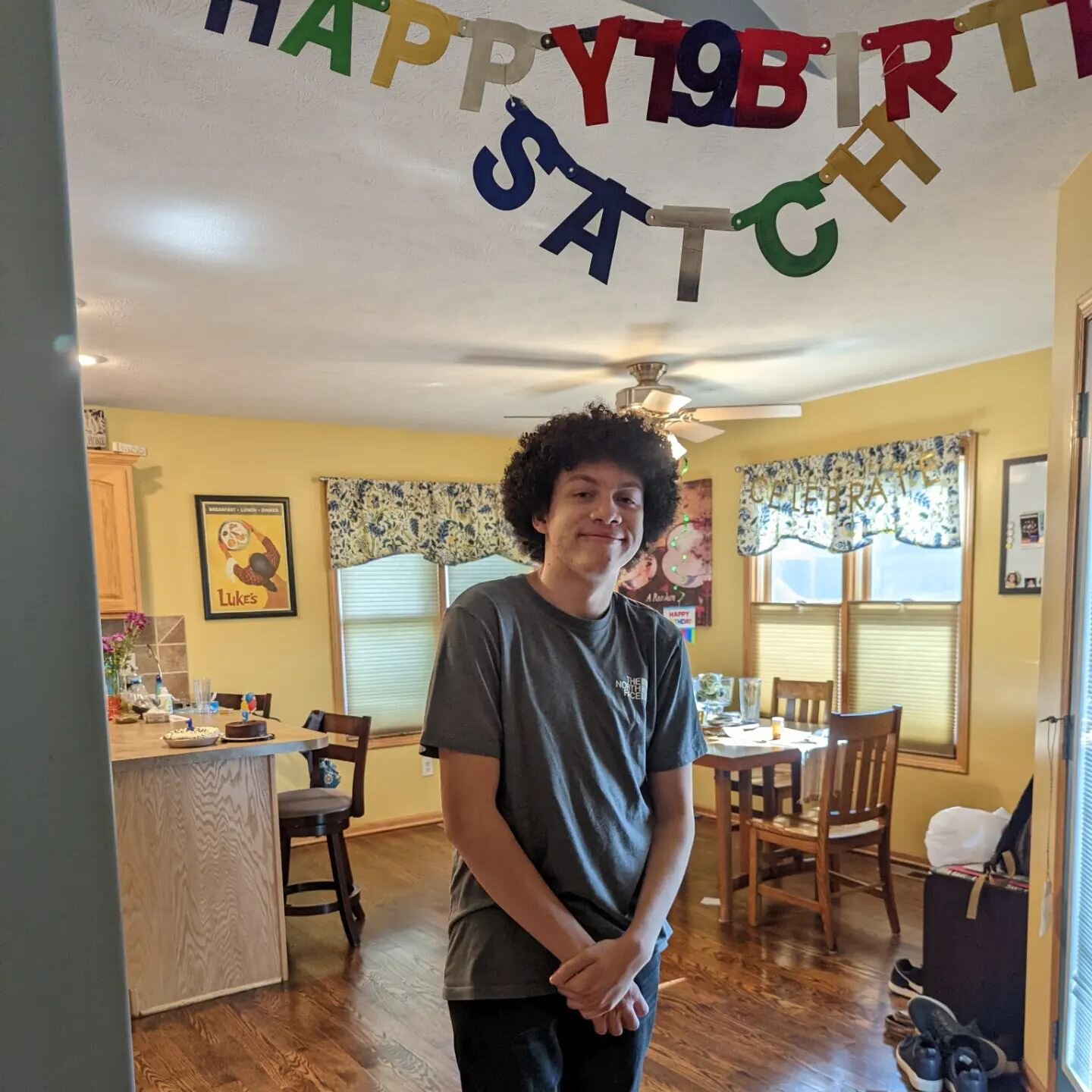 Happy 19th birthday Satchel!  It's been fun to watch you use your creativity this summer to learn and grow. I'm so proud of the young man you're becoming.