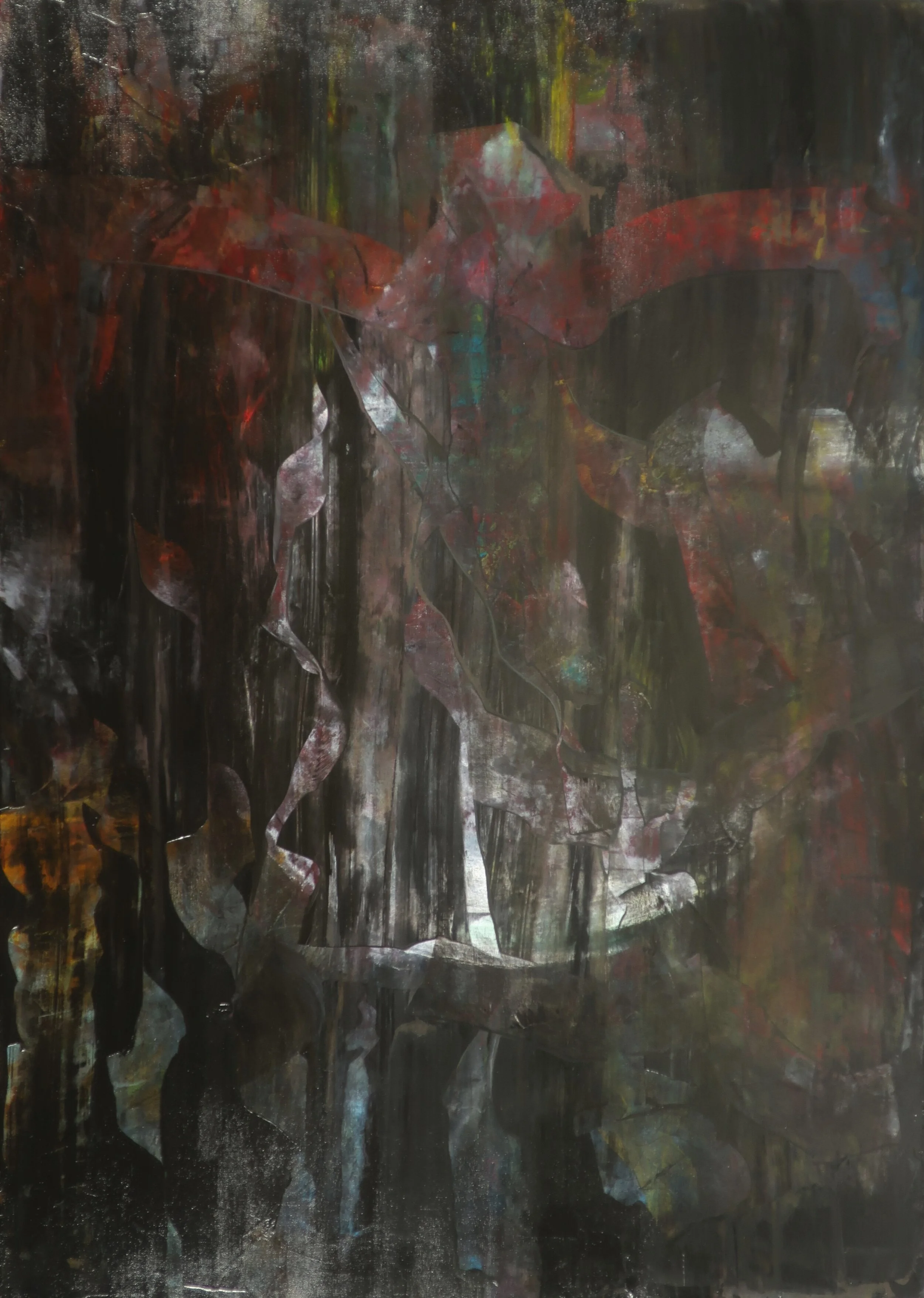 Saint Michael [acrylic. 87 X 122 cm. 2021]