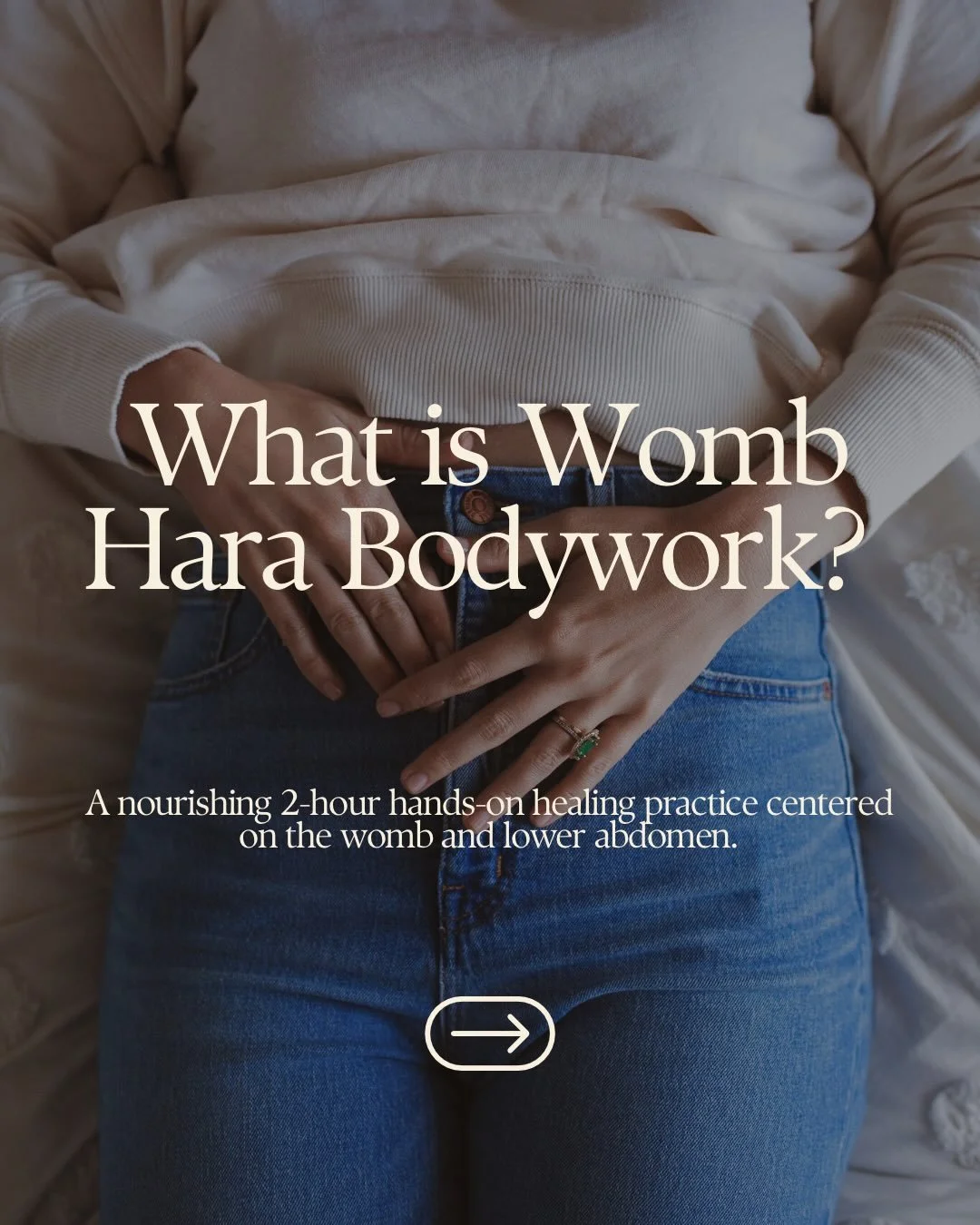The womb and abdomen are powerful centers of memory, intuition, and life force &mdash; where many of the body&rsquo;s organs, tissues, and energetic pathways converge.

Womb-Hara bodywork is a gentle yet deep, hands-on practice that supports reconnec